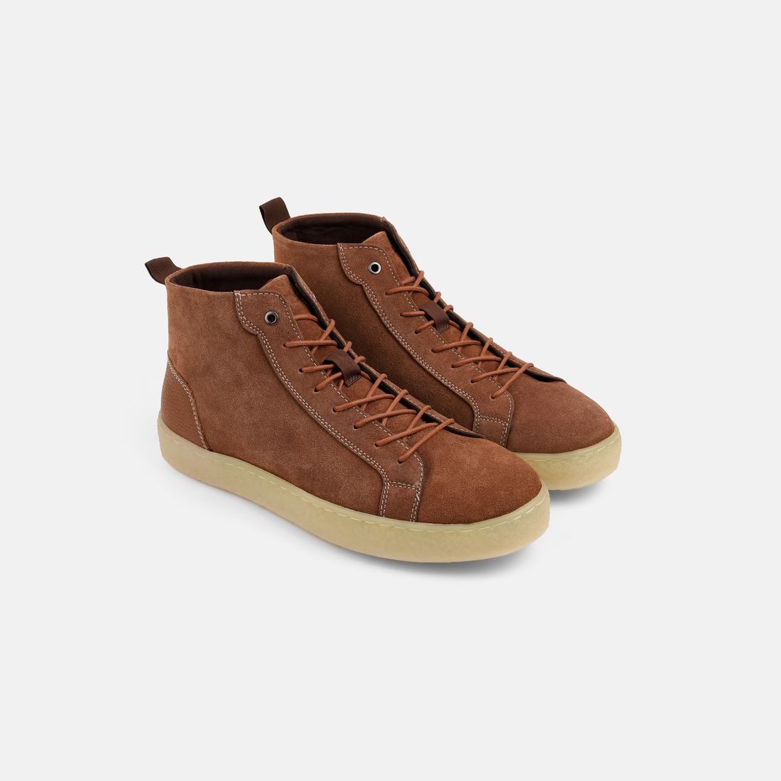 Mochi Tan Versatile Mens Boots Boots For Men-picture-14