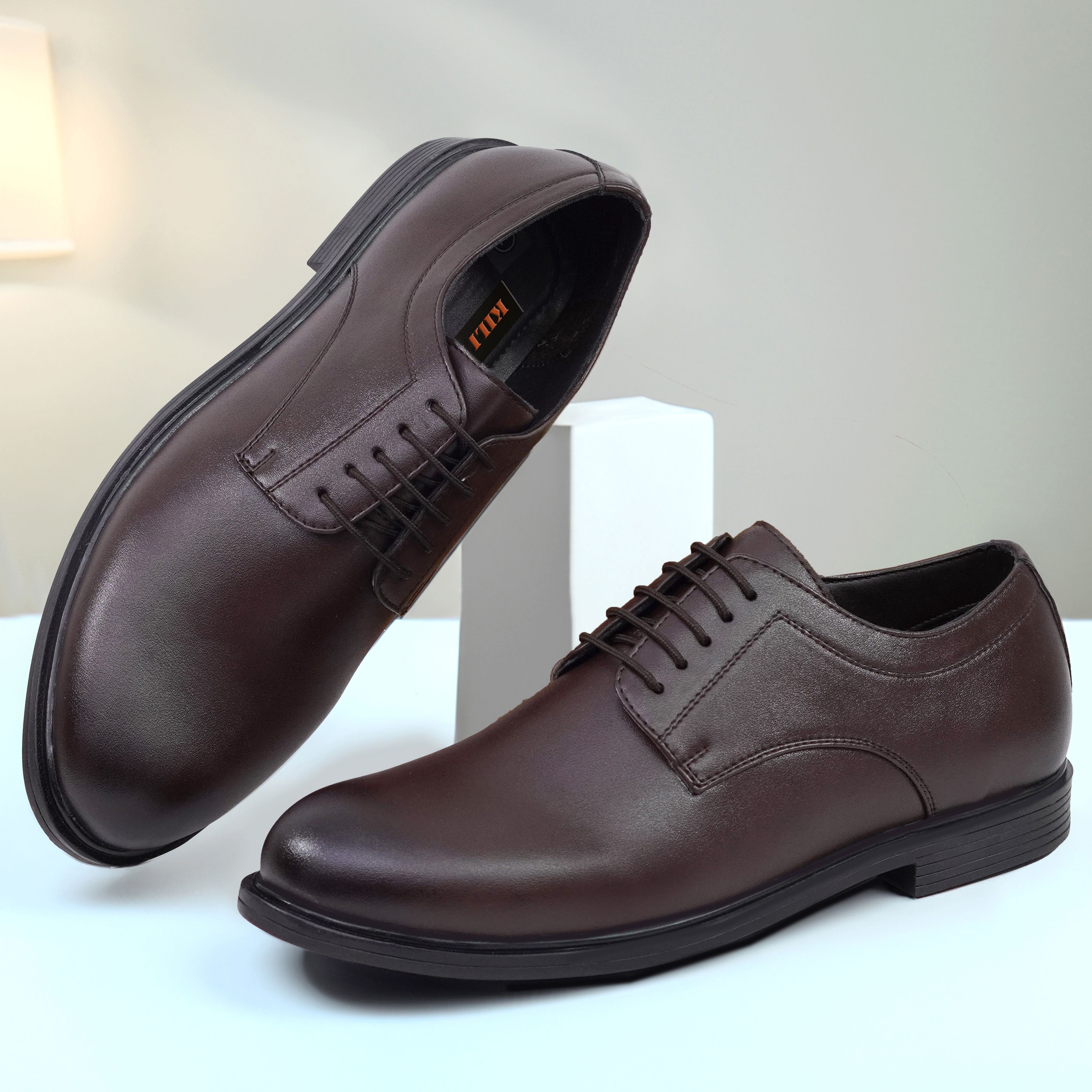 killer Urban Gentleman Brown formal Derby For Men-picture-20