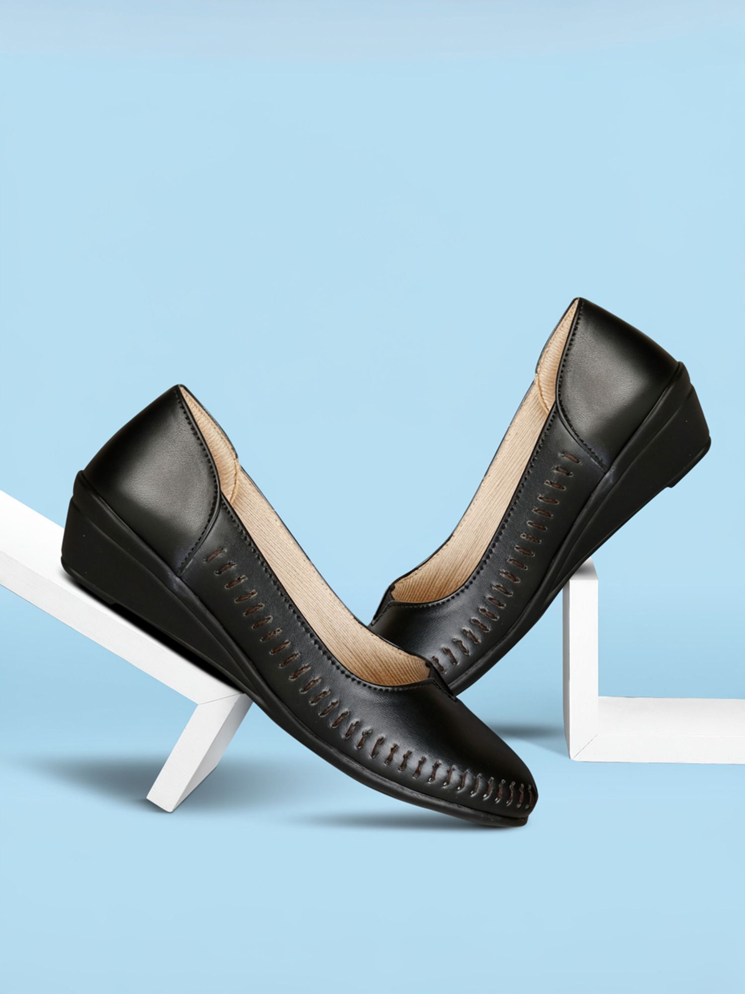 Girls Wedge Heel Ballet Flats Bellies For Women