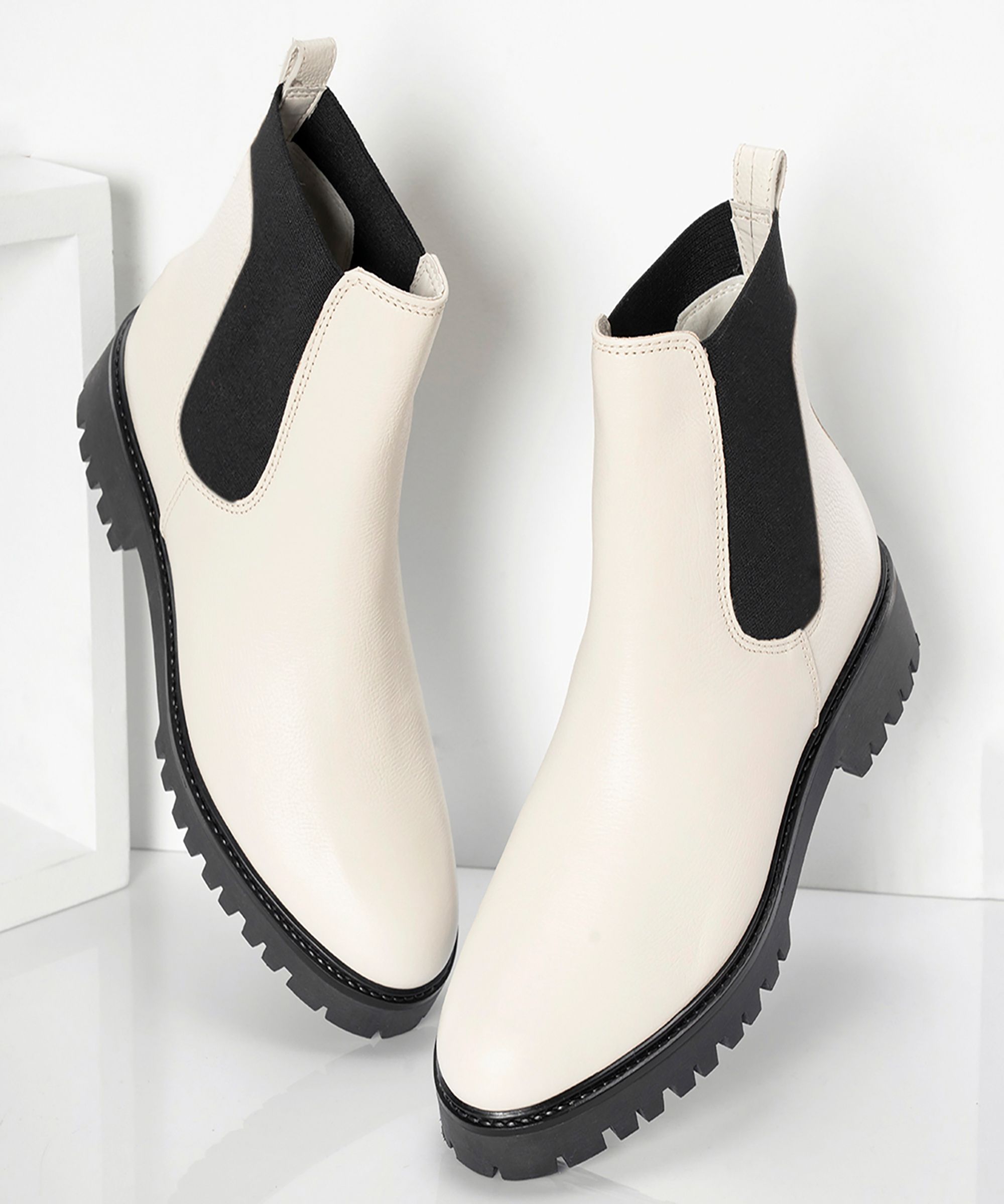 Chelsea Boots for Women | Ankle-Length Casual Style, Elastic Closure Boots For Women-image-14