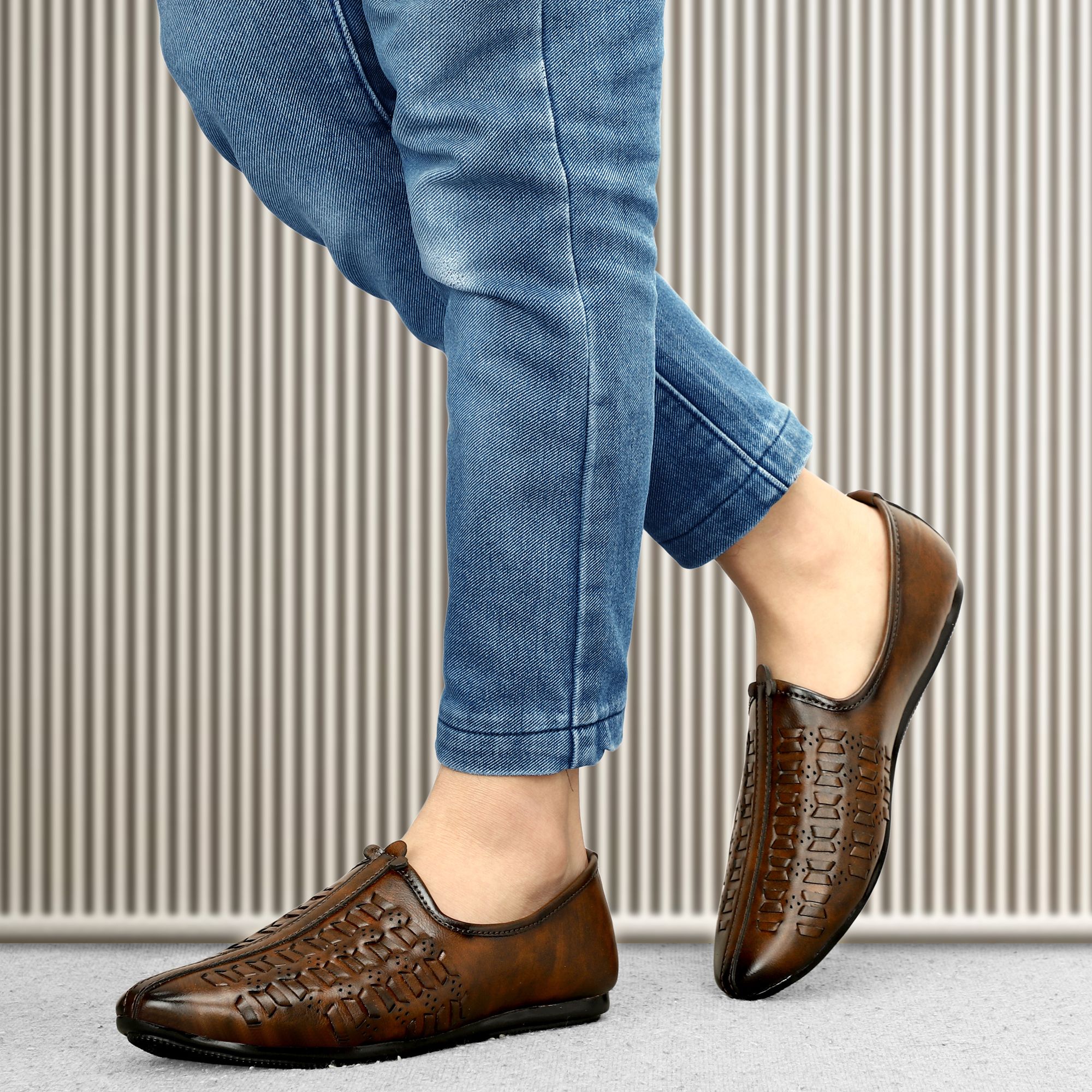 faxian Stylish/Party Wear/ Ethnic/Casual/Light Weight/Trending/Fancy Mojaris For Men Mojaris For Men-picture-28