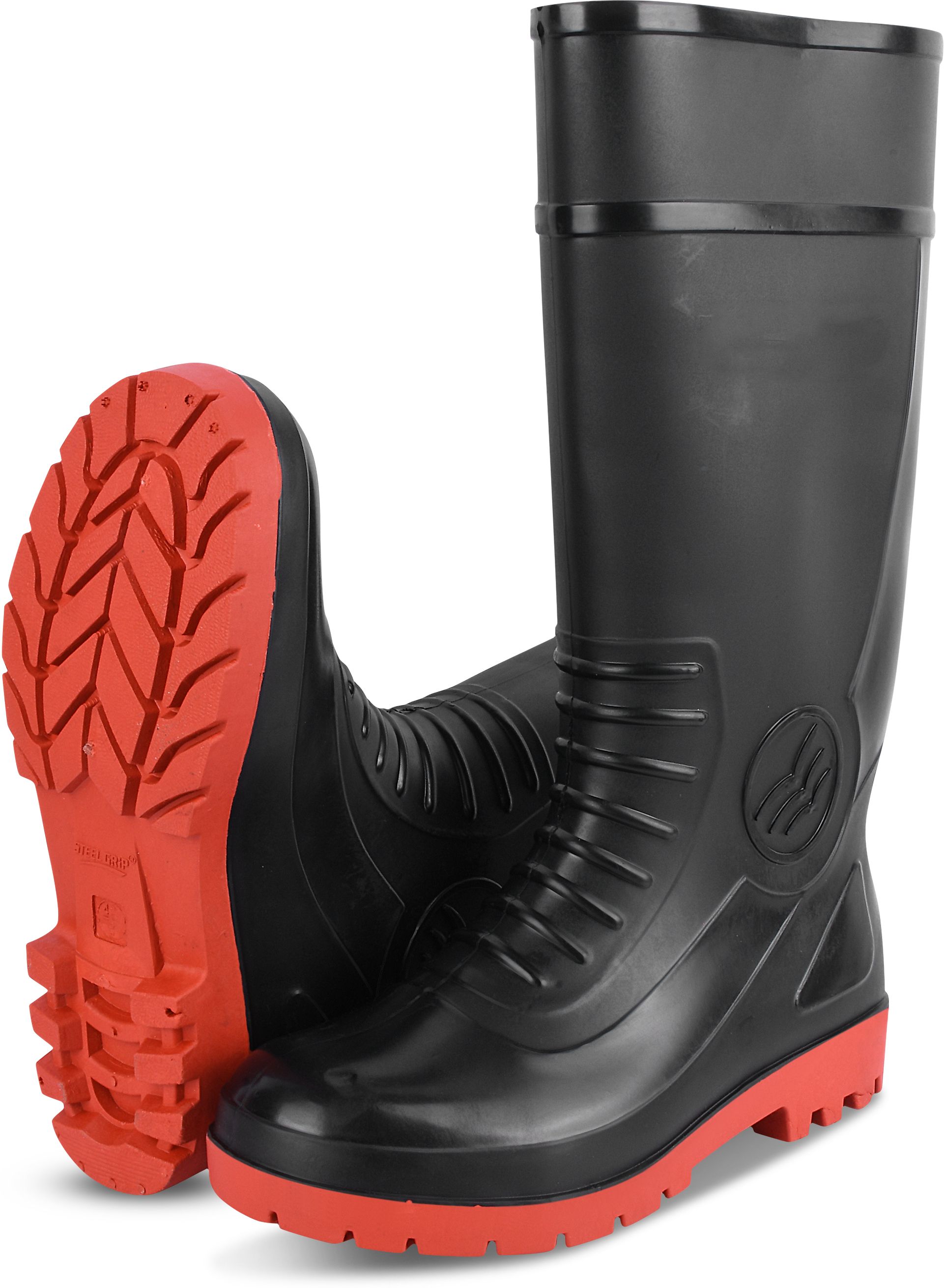 elecant PVC 16-inch Industrial Gumboots with Steel-Toe, Oil, Water and Acid Resistant Boots For Men-picture-17