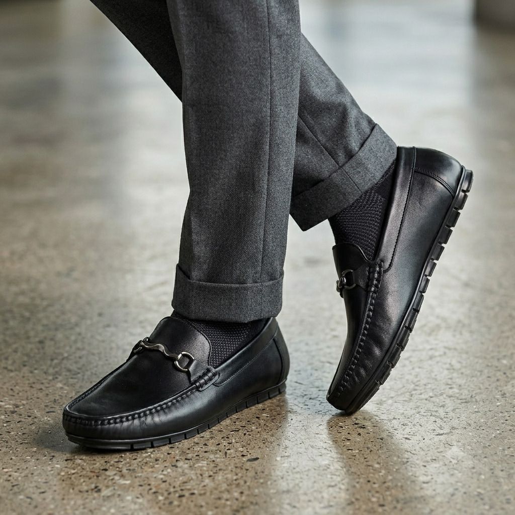 Zevron Active - Shoes Loafers Shoes Slip - On Loafers Shoes For Men (Black) Loafers For Men-image-26