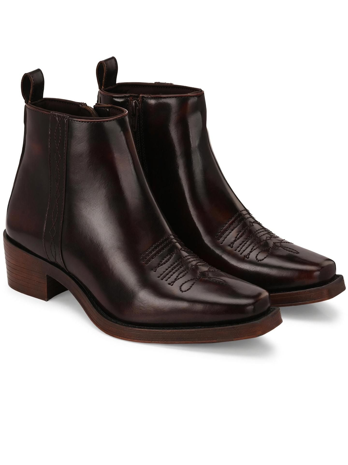 CowBoy Ankle Boots For Men-image-6