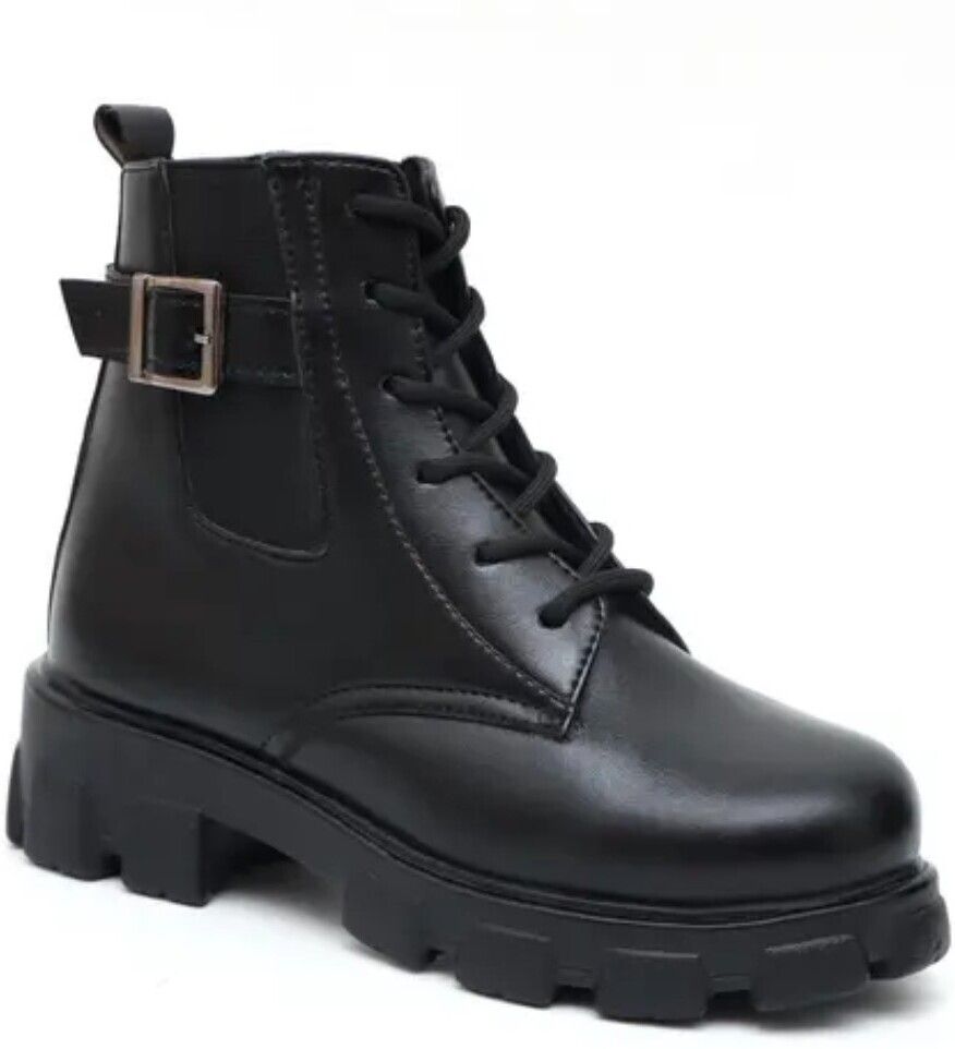 missas group MISSAS Premium Black Lace up Boots For Women Boots For Women-picture-11
