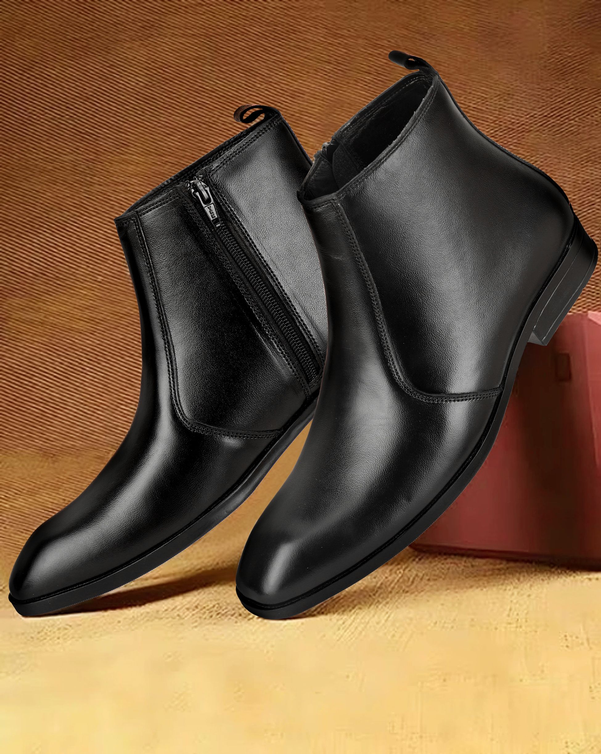 lohar Pure Genuine Leather Chelsea Boots for Men | Classic Slip-On Ankle Boots Boots For Men-picture-27