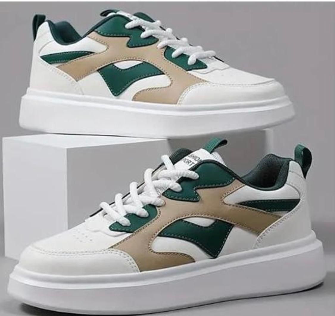 Men Stylish Casual Sneakers | Lightweight Comfort Lace-Up Shoes Sneakers For Men-image-0