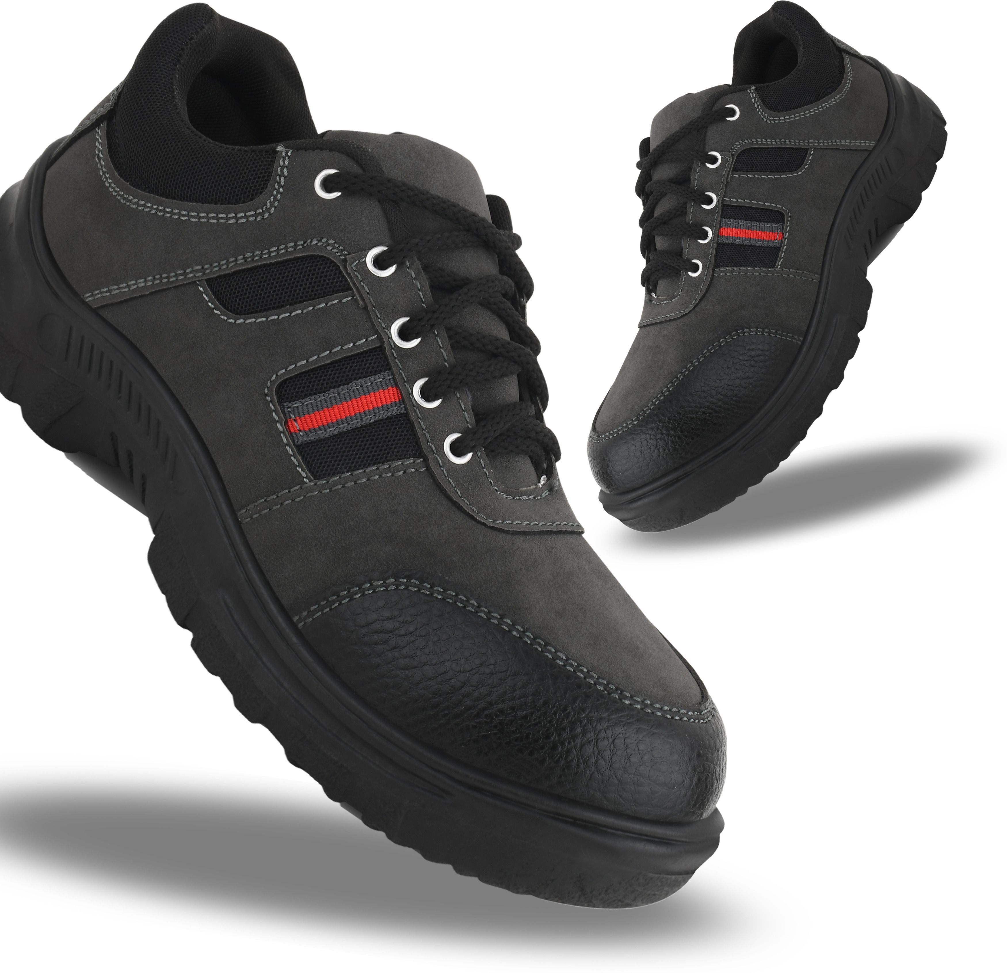 elecant PVC Sole With Steel Toe Protection Safety Shoes For Men-picture-16