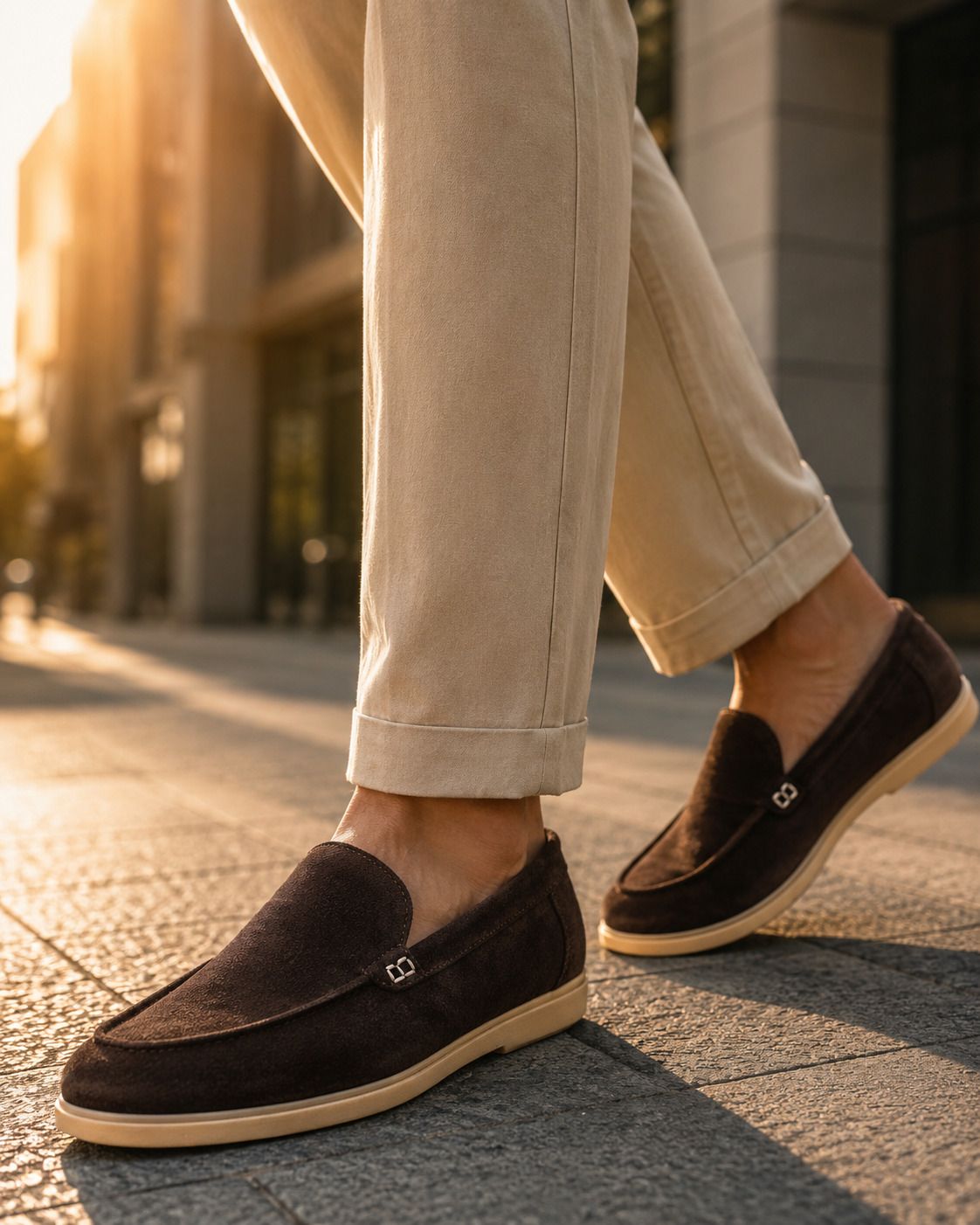 roamra Men’s Suede Finish Slip-On Loafers with Sole Loafers For Men-picture-1