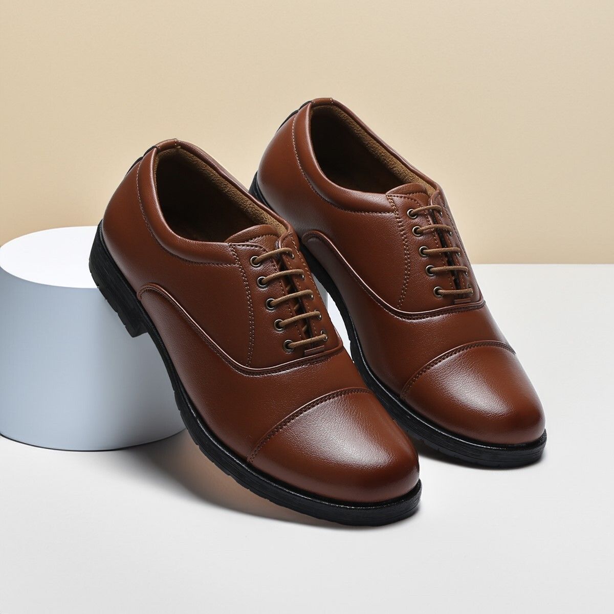 field care Oxford Casual Dress Uniform Police School Office Cushioned Padded Comfort Shoes Boots For Men-picture-27