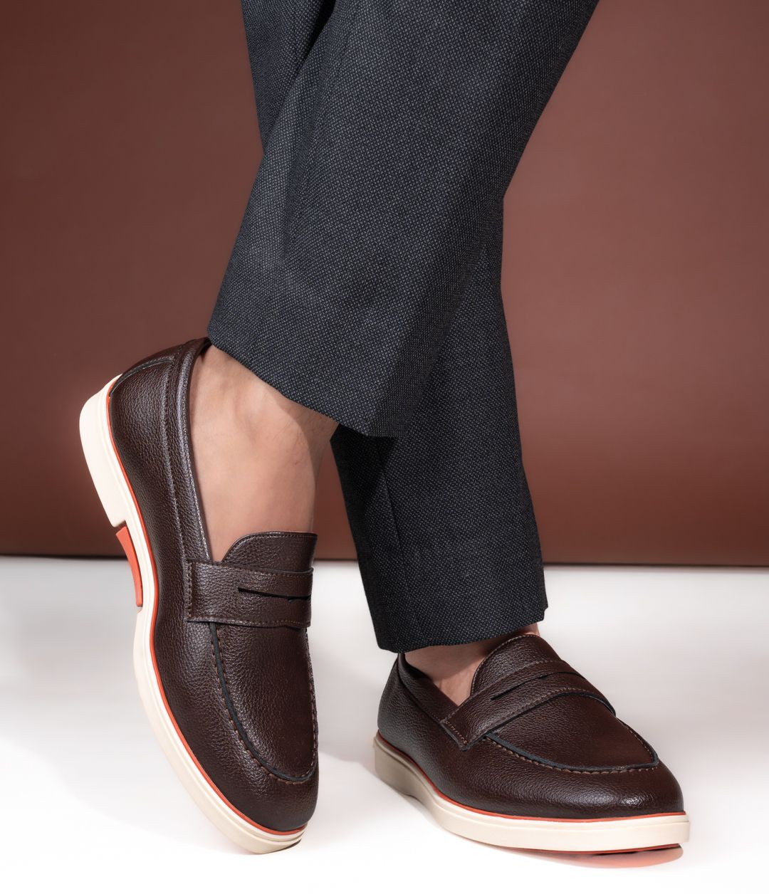 Mast & Harbour Men Brown Loafers Loafers For Men-image-48