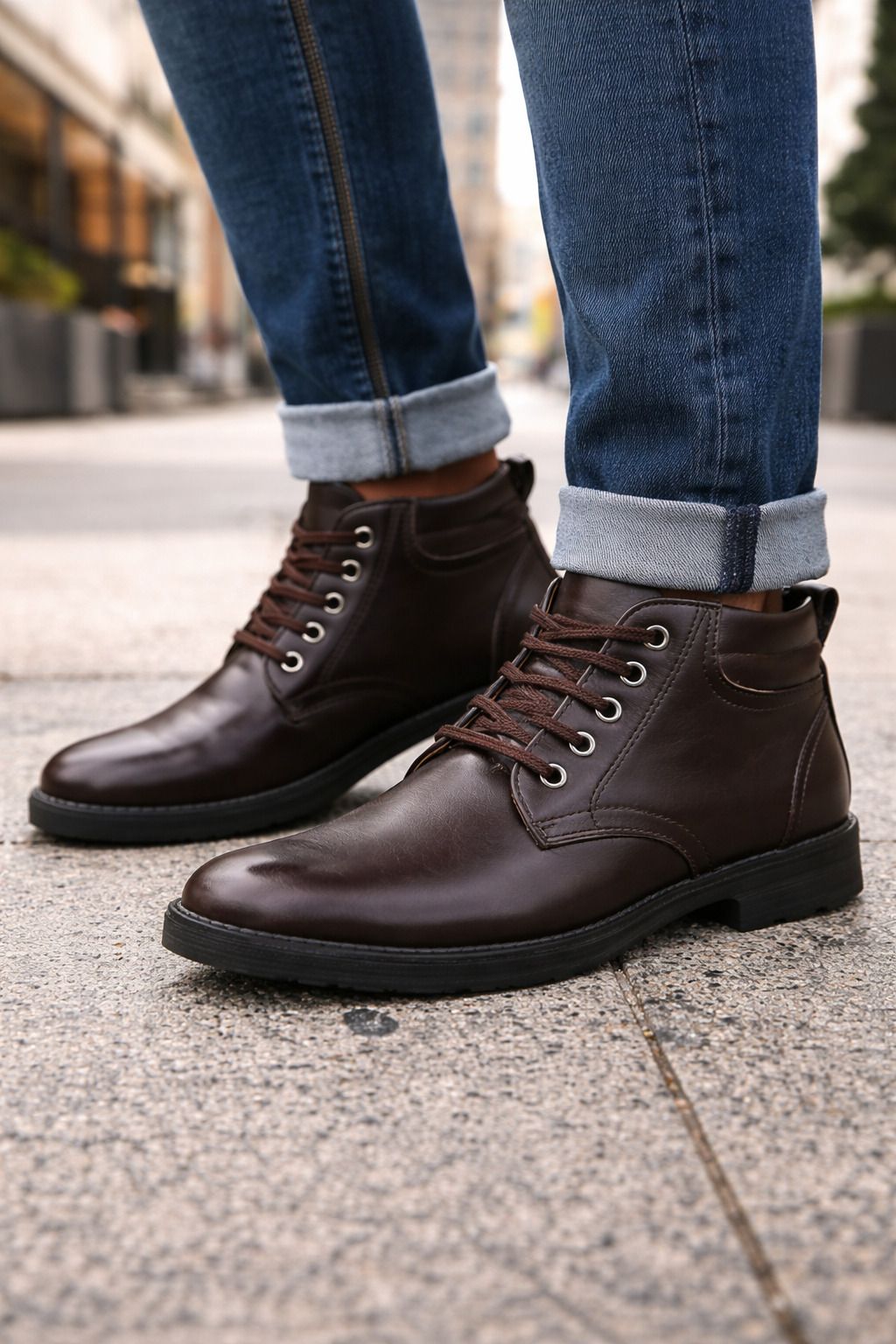 Formal Leather Boots For Men