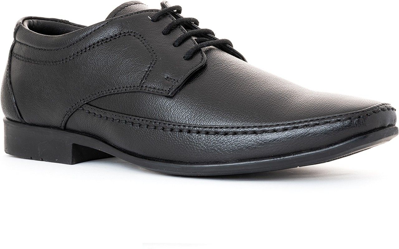 khadim's British Walkers Black Leather Derby Formal Shoe Derby For Men-picture-40