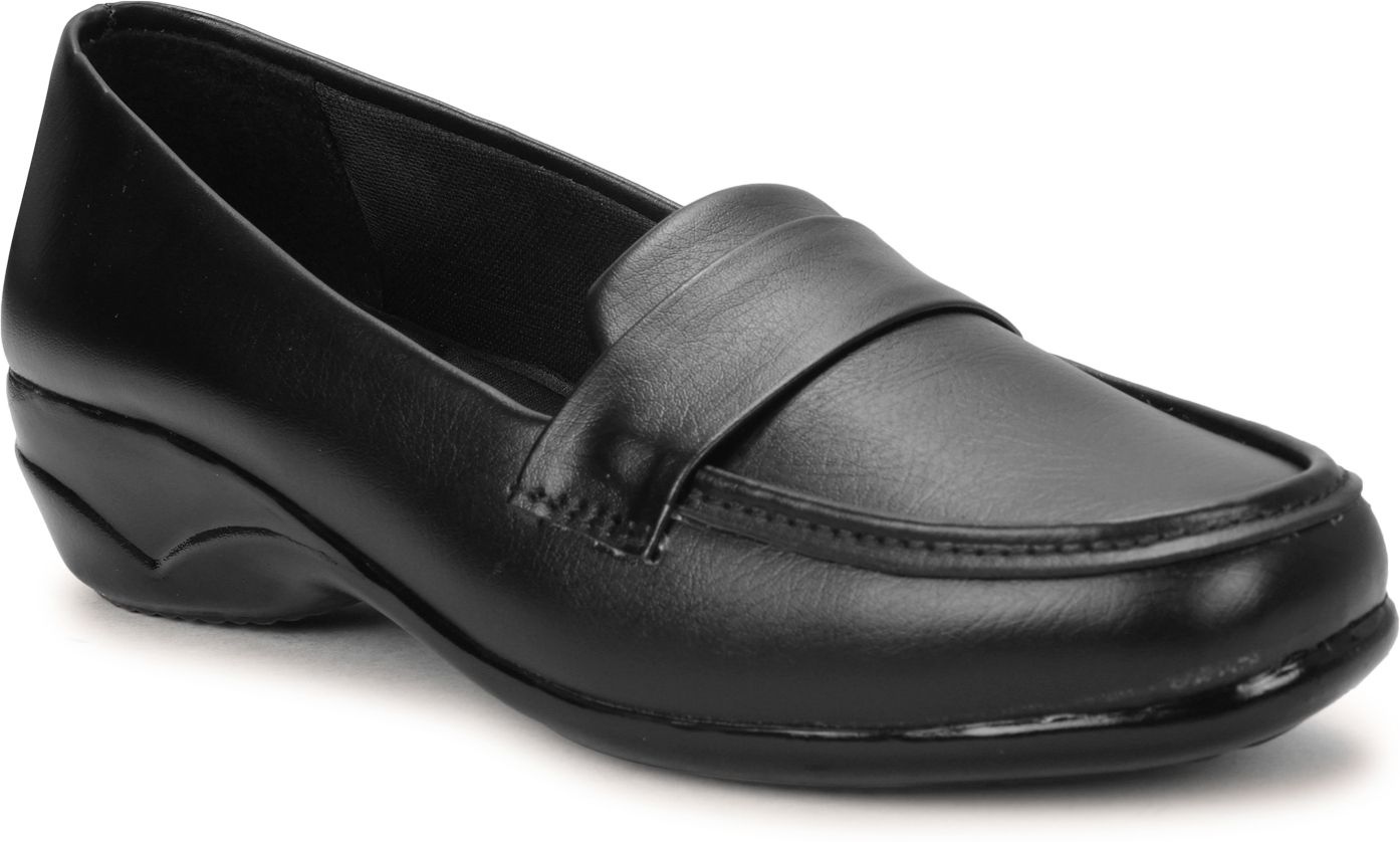 Women’s Black Loafer| Pump-Style Ballet Flat Loafers For Women-image-47
