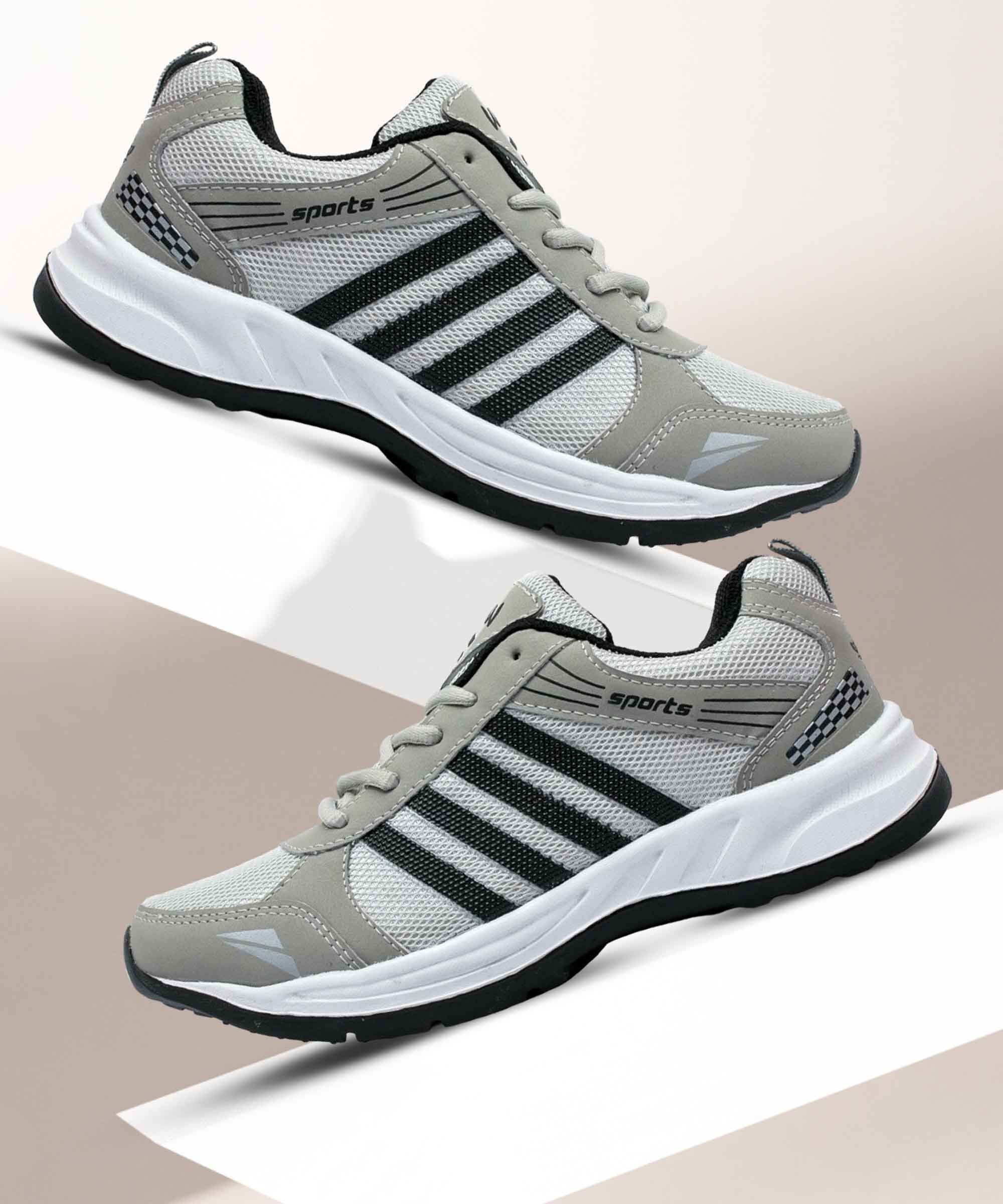 asian wndr-13 sports shoes for men | Latest Stylish Casual sport shoes for men |running shoes for boys | Lace up Lightweight gray shoes for running, walking, gym, trekking, hiking & party Running Shoes For Men-picture-15