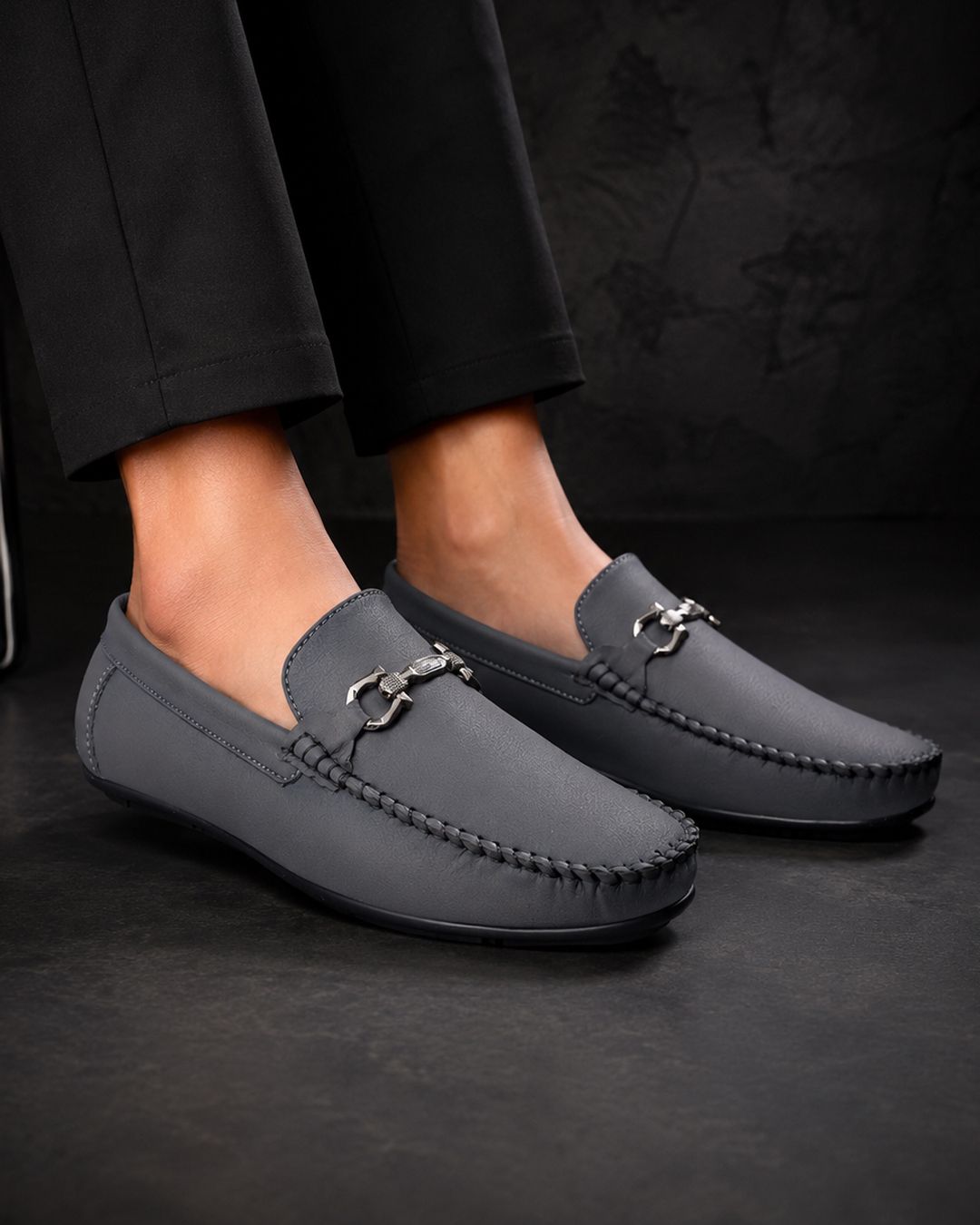 mr.wonker Premium Metal Bit Slip-On Loafers Loafers For Men-picture-34