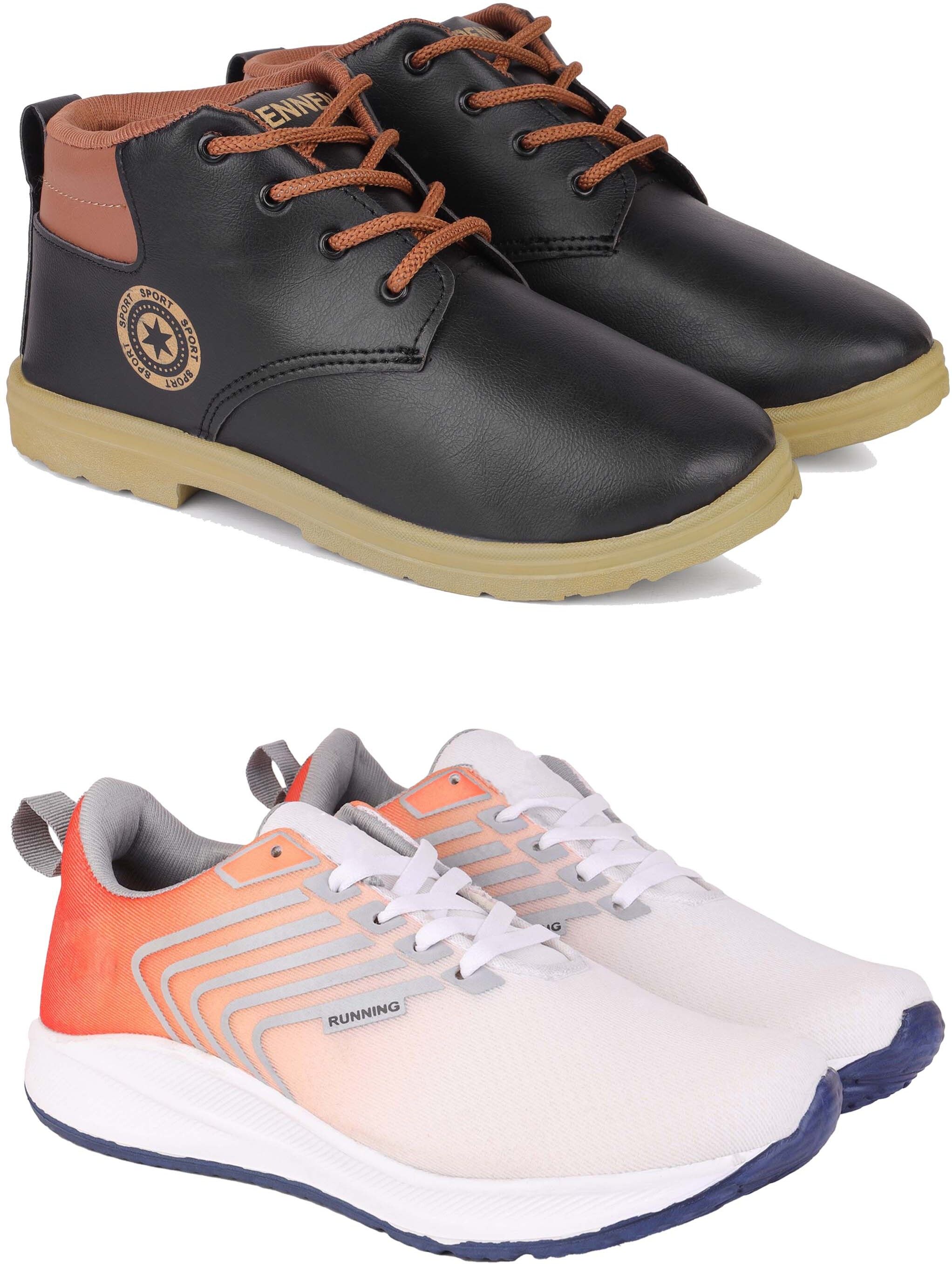 pennen Men’s Stylish Shoes | Lace-Up Casual Shoes for Men | Durable Sole | Daily Wear. Boots For Men-picture-15