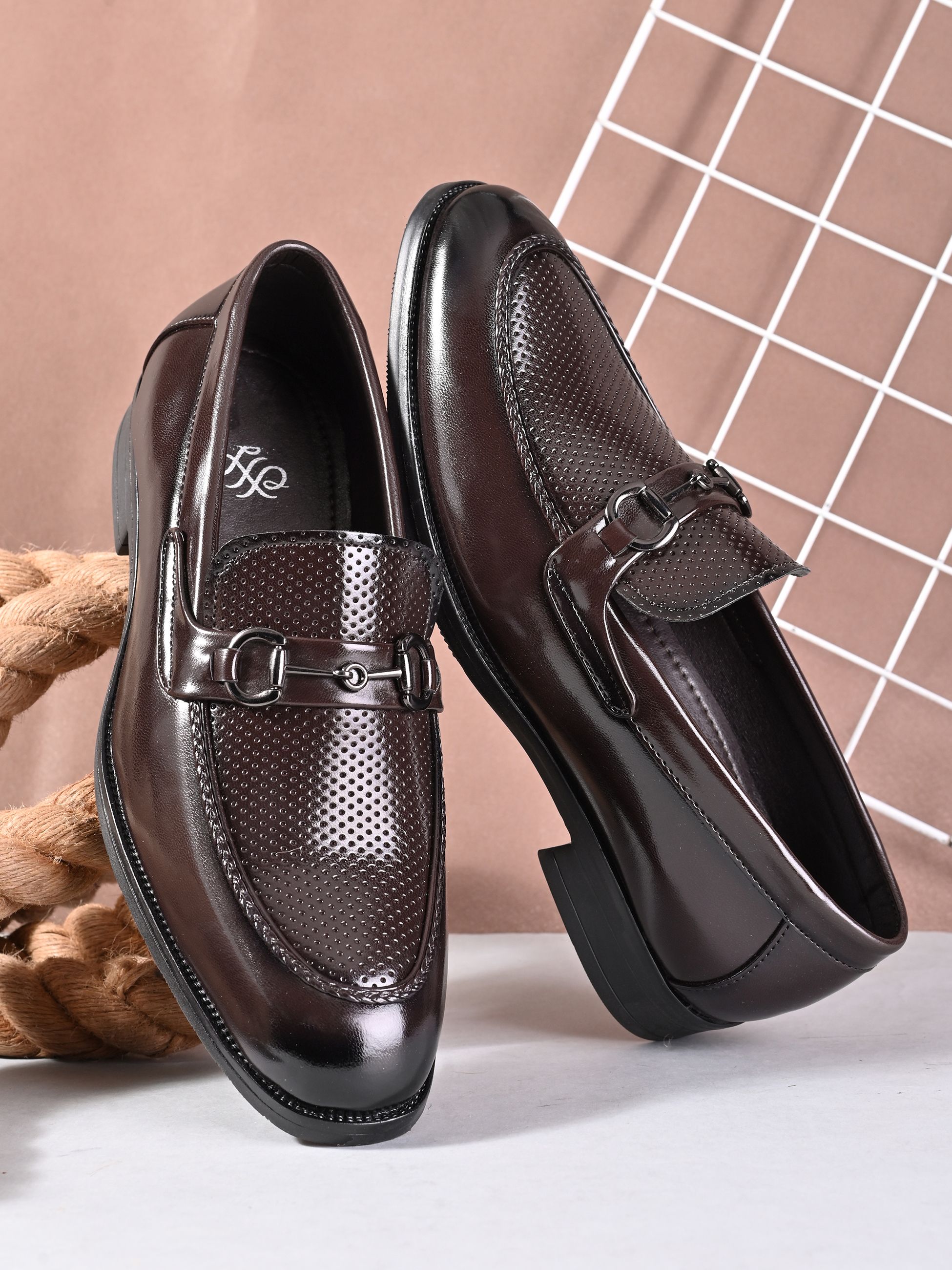 house of pataudi Lightweight casual loafers|Soft Cushion Comfort Leather|Easy Slip_On|Daily Wear Loafers For Men-picture-33