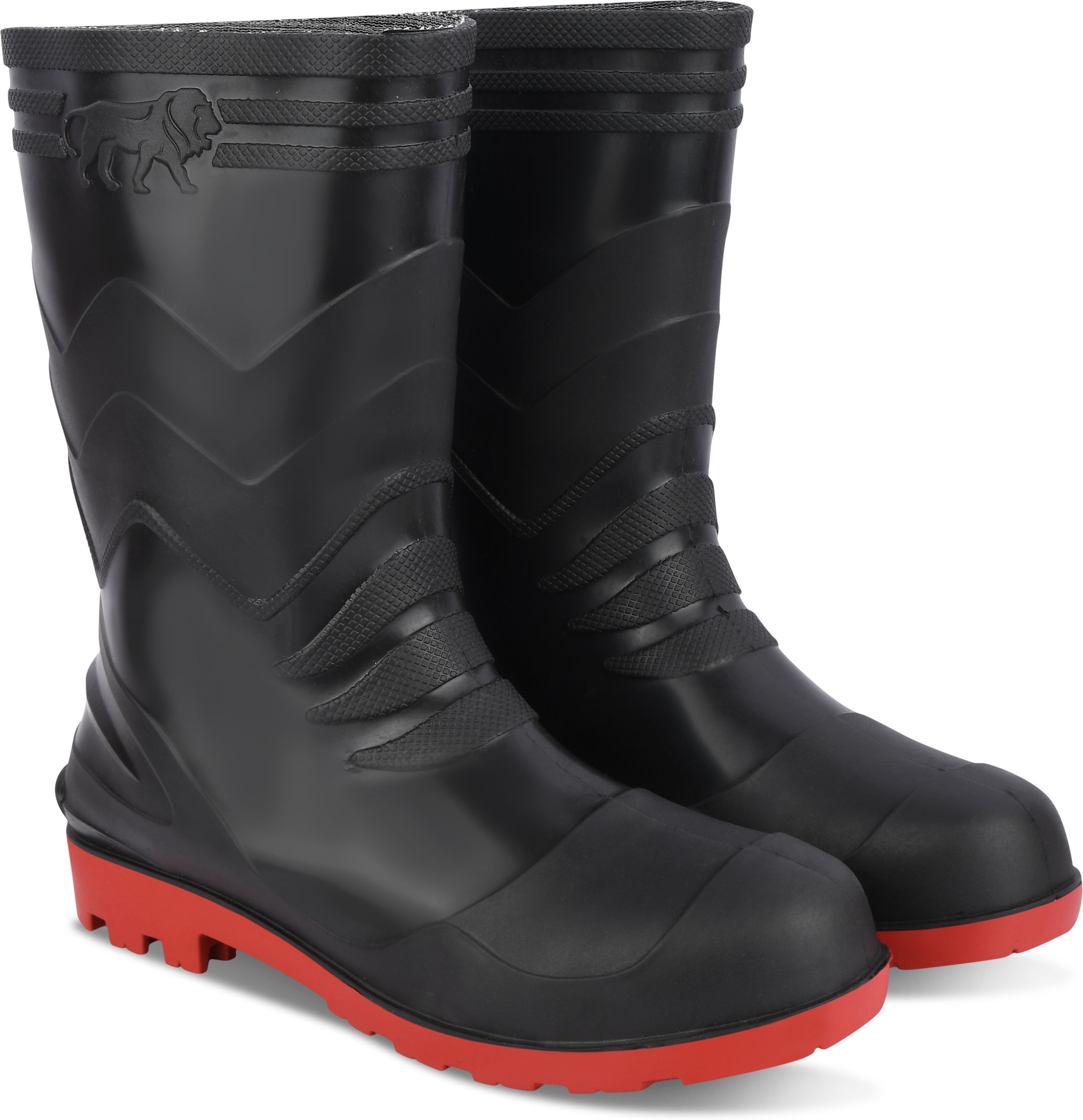 PVC Safety Gumboots, 10-inch, Non-Metallic Toe Cap, Oil and Acid Resistant, Boots For Men-image-25
