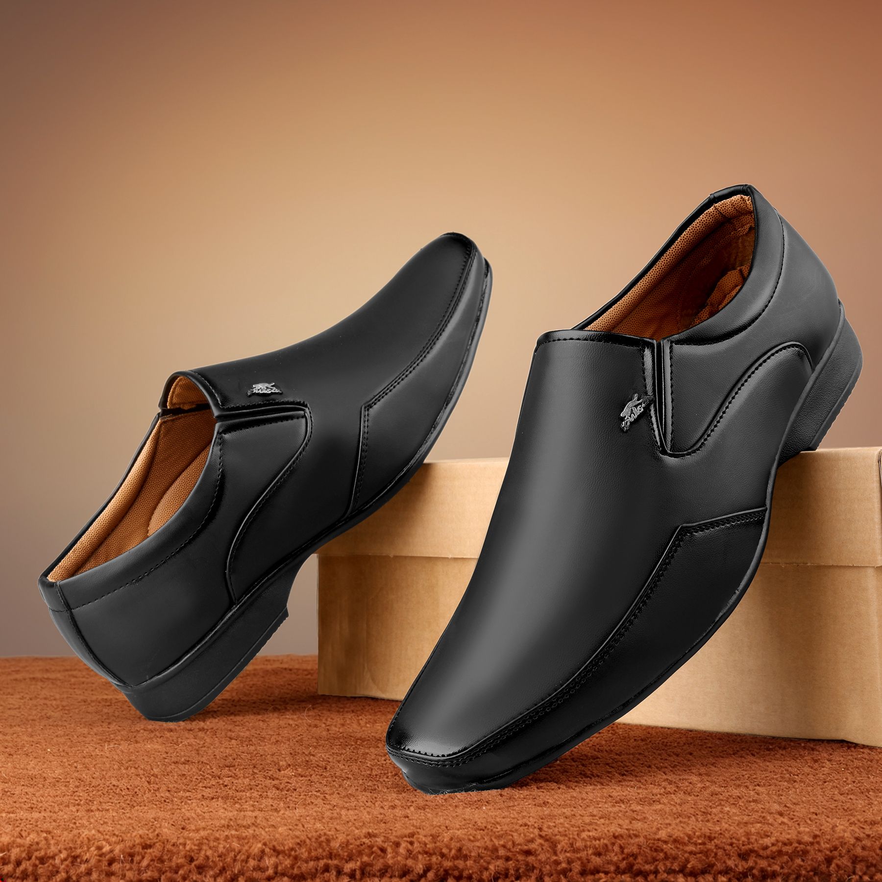 vibestep Slip On Black Shoes For Men Loafers For Men-picture-13