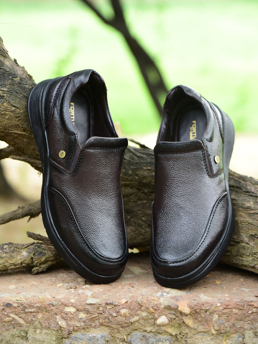 Genuine Leather DEOX-1E Slip On For Men