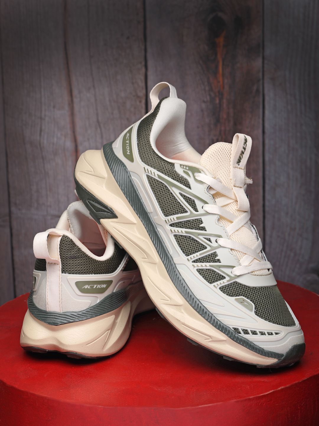 action Athleo NITRO-2205 Lightweight Breathable Comfortable Sports Lace-Ups Running Shoes For Men-picture-15