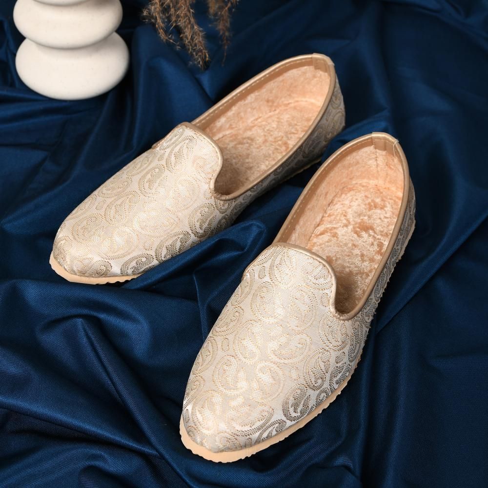 stepsoft Men’s Handcrafted Ethnic Mojri for Weddings & Occasions Mojaris For Men-picture-14