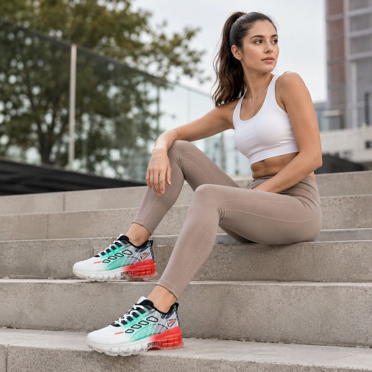 Lightweight Sports Running Shoes with Air Sole |Men Sneakers Sneakers For Unisex-image-18