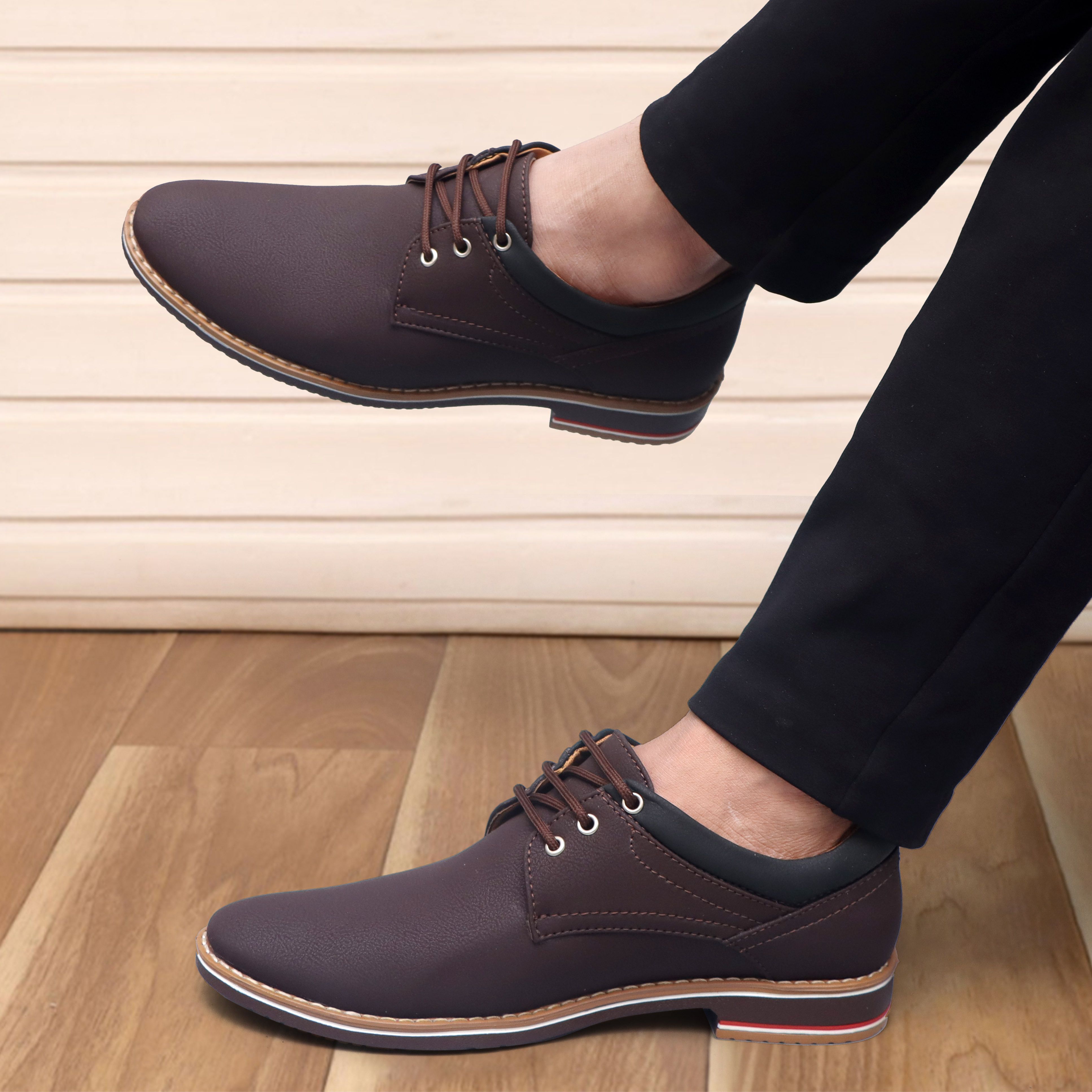 Casual|Trendy |Latest|With Laces|Daily Wear|Party wear|Office Wear Brogues For Men-image-4