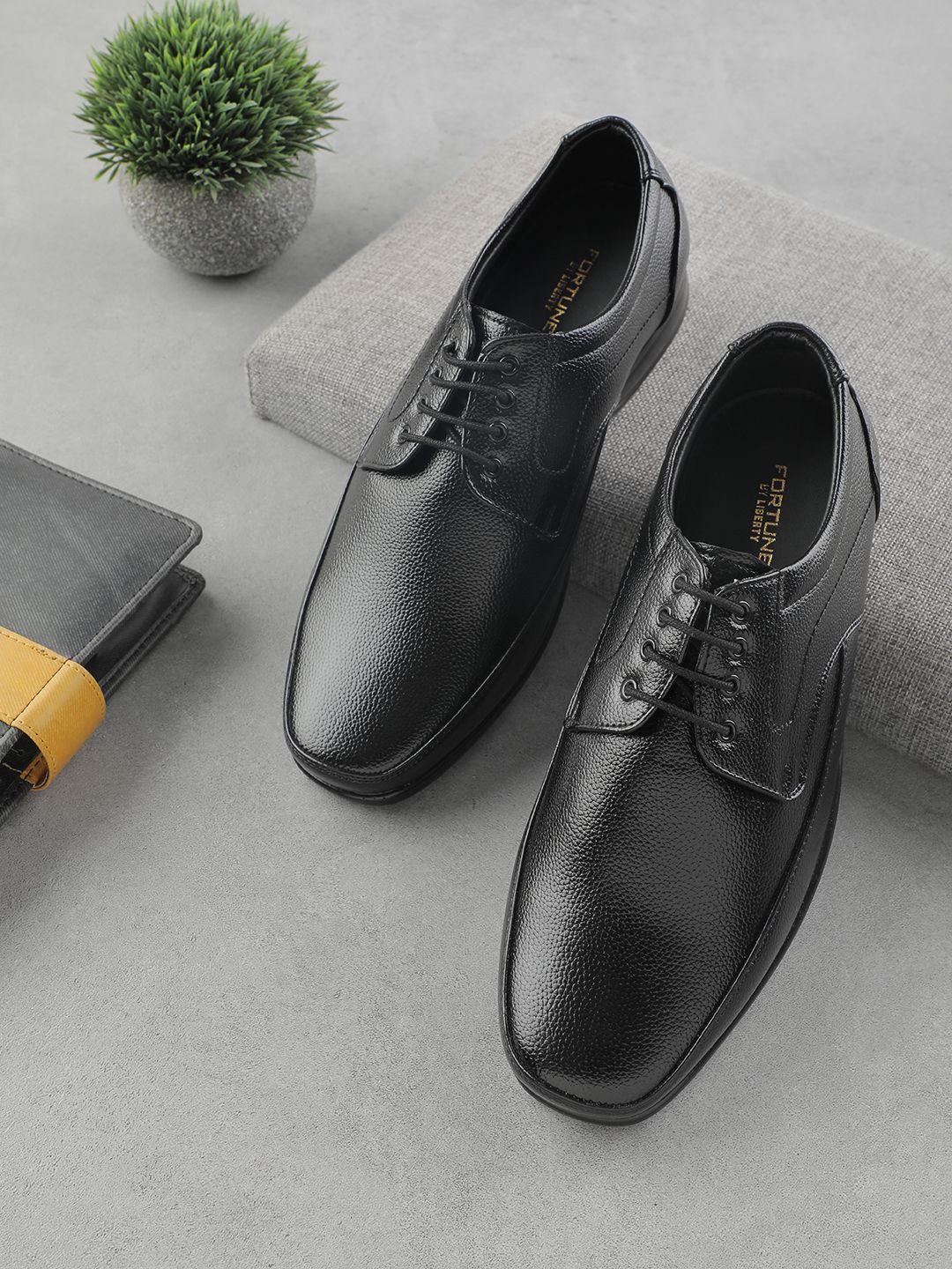 Fortune HML-6E Formal Lacing Shoes With PU Sole | Lightweight and Comfortable Derby For Men-image-43