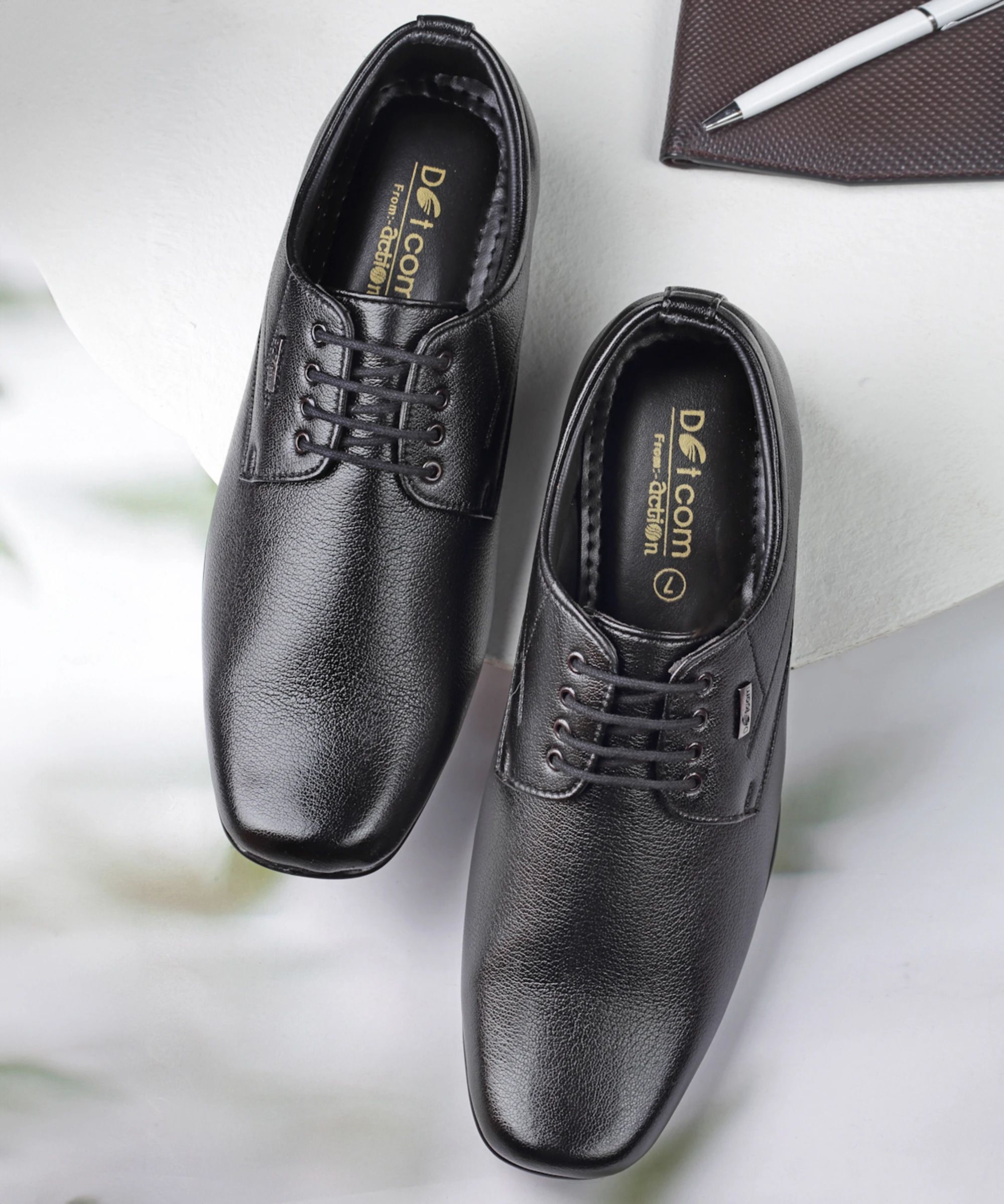 action Dotcom DC 14361 Classic Comfortable Stylish Formal Lace Up Derby For Men-picture-23