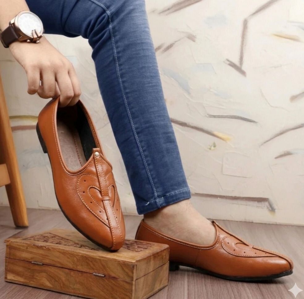 PAAN ,Men's Paan Jalsa Jutti,,MOJRI Slip On For Men-image-31