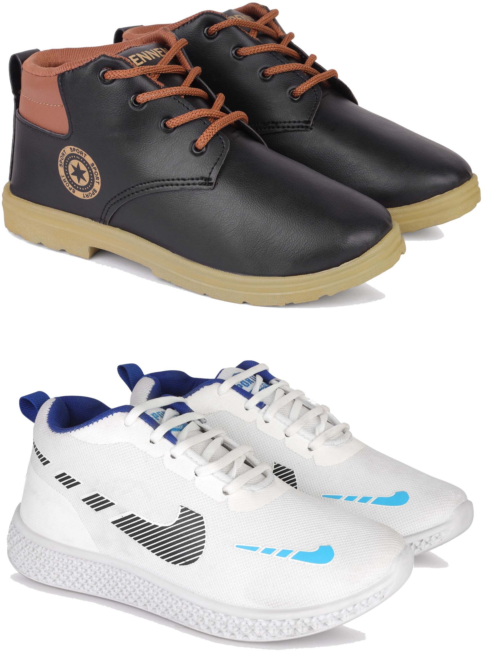 pennen Men’s Stylish Shoes | Lace-Up Casual Shoes for Men | Durable Sole | Daily Wear. Boots For Men-picture-4