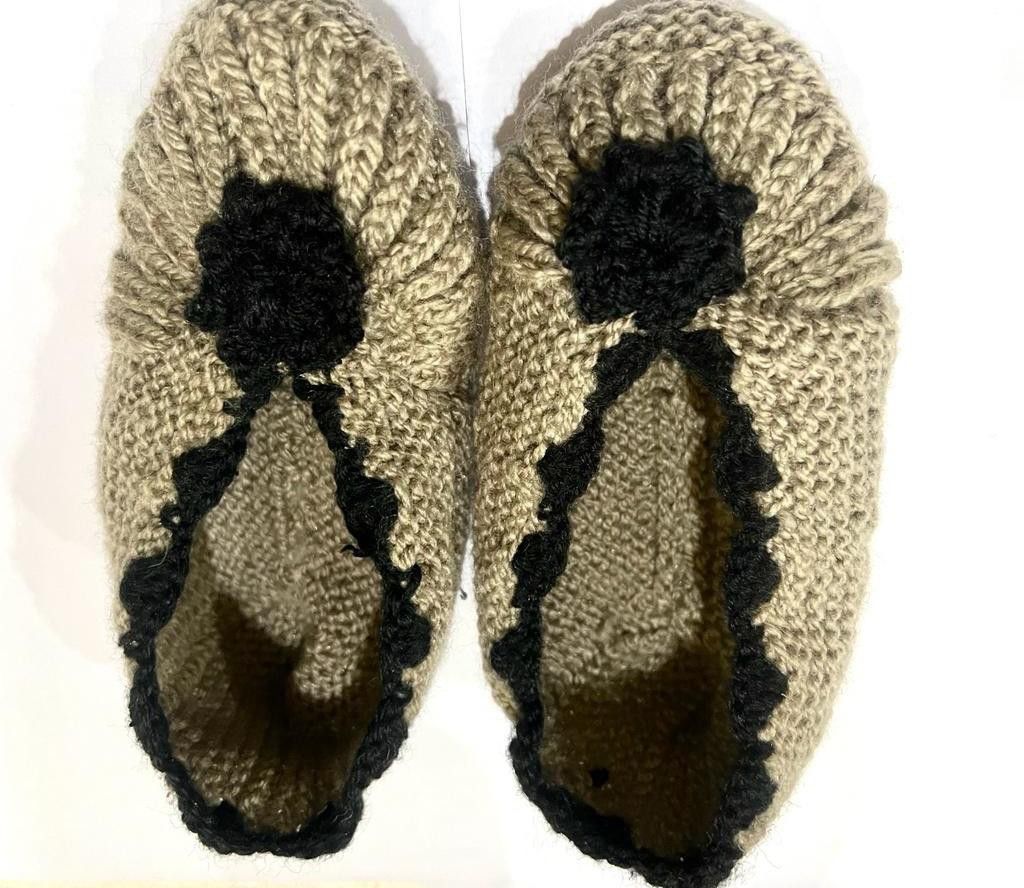 Woollen Hand Made Boots Casuals For Women-image-48