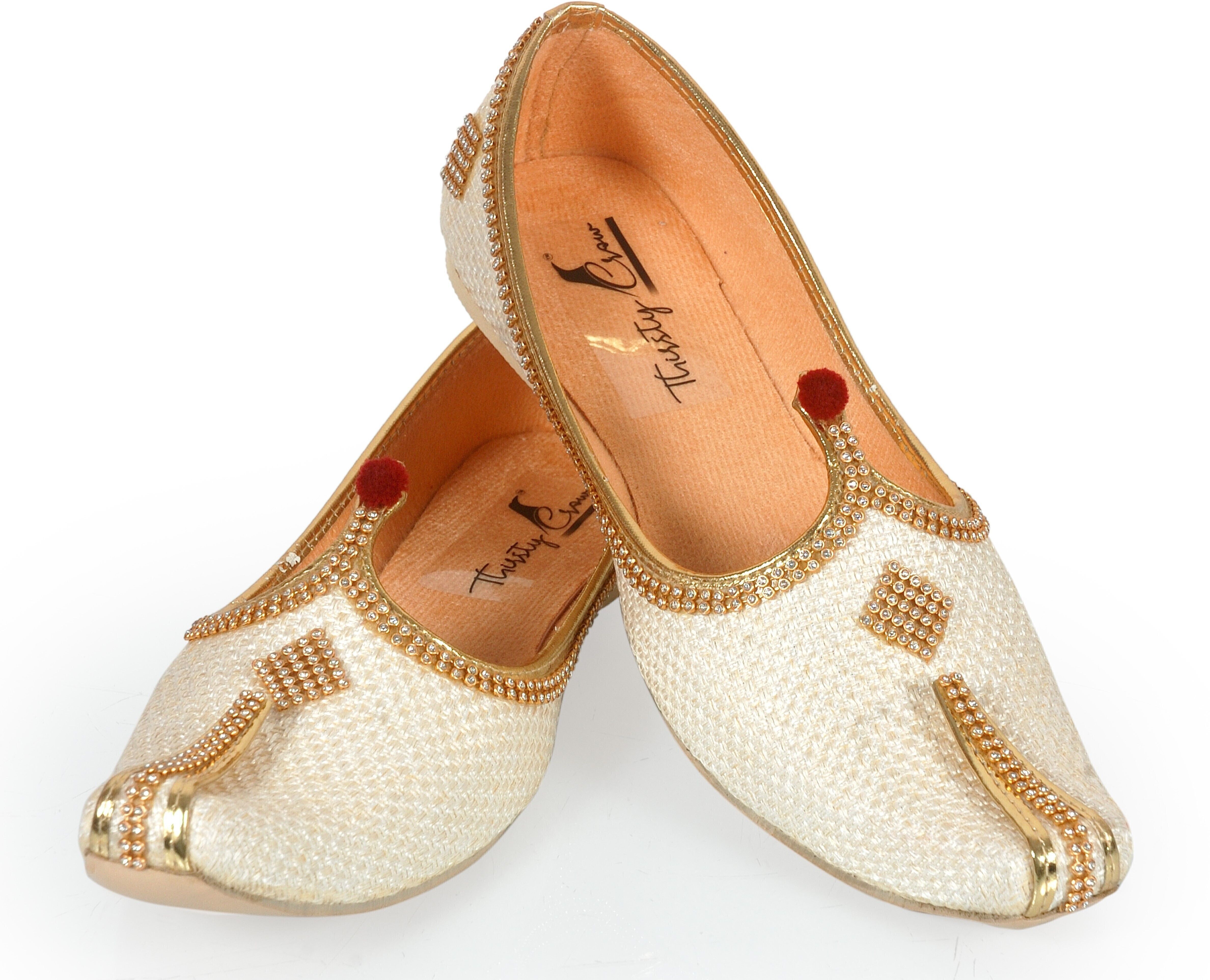 thirsty crow North India's Traditional Ethnic Sherwani Juti Wedding Wear & Party Wear Slip On For Men-picture-21