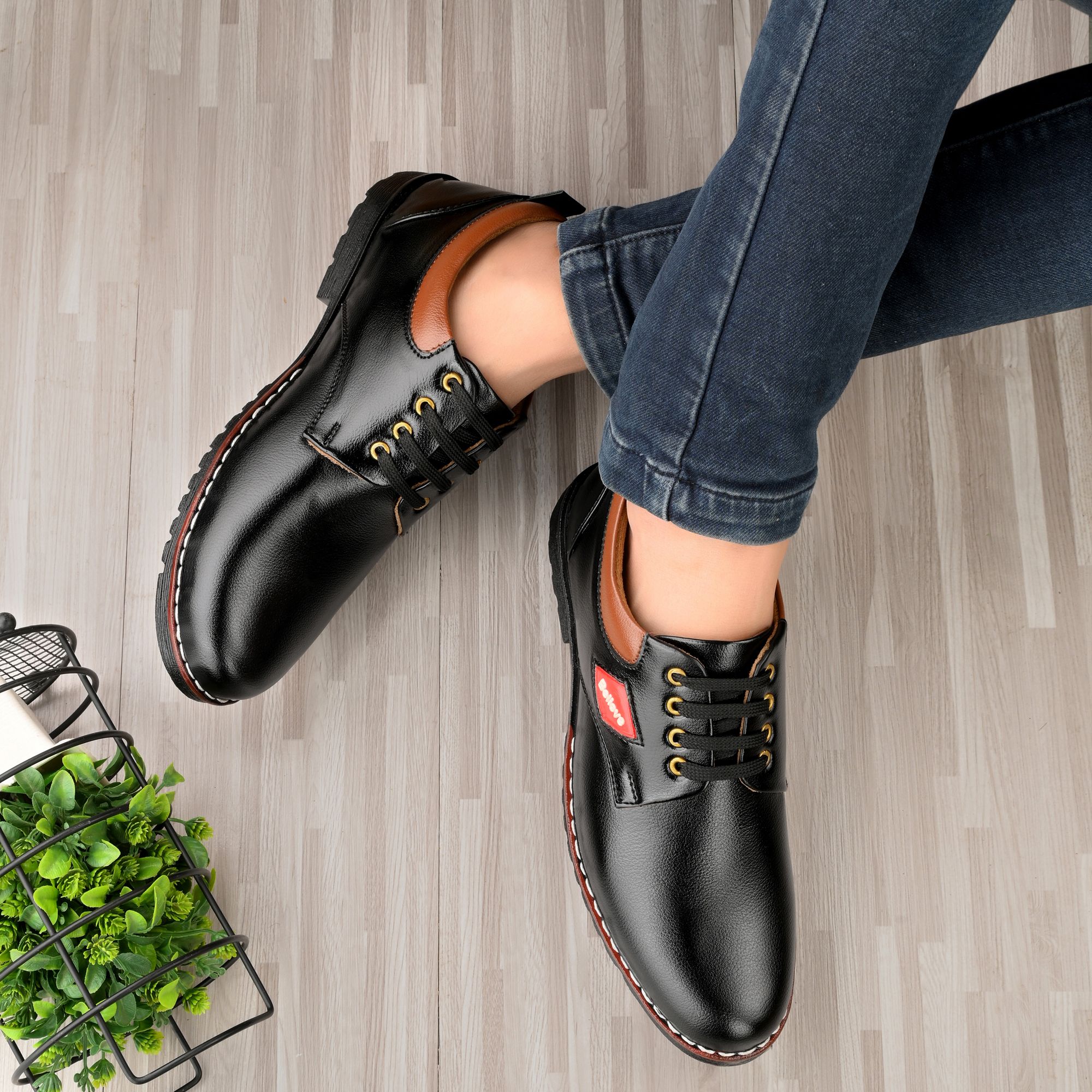 Formal Shoe For Men ( Black ) Derby For Men-image-3