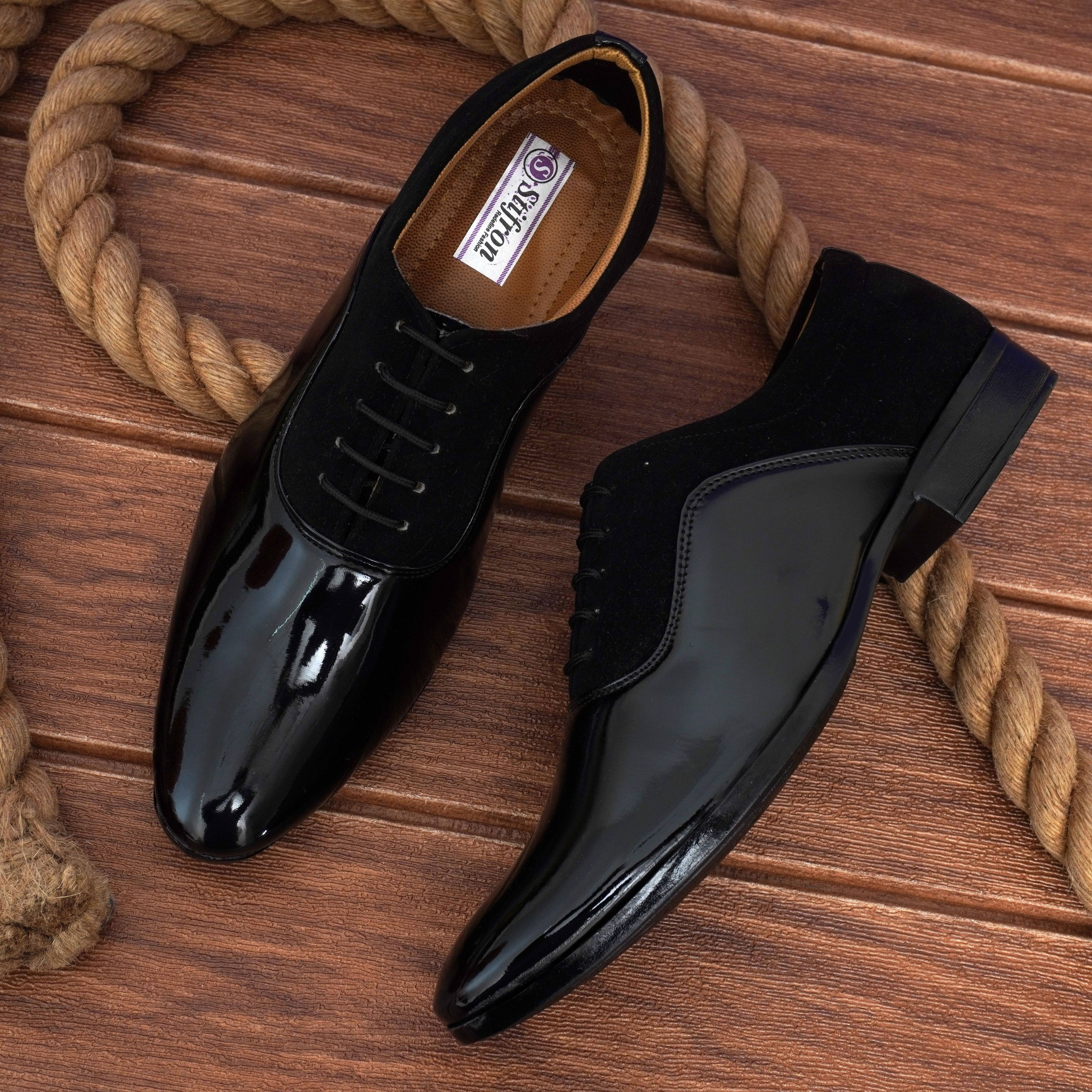 wowser TRENDING formal shoes|Light weight comfort| latest shoes|lace up for men| Party Wear For Men-picture-26