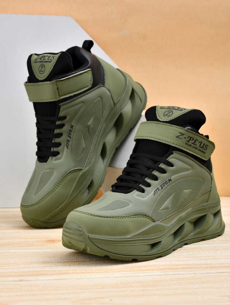 Bot_olive_no High Tops For Unisex-image-47