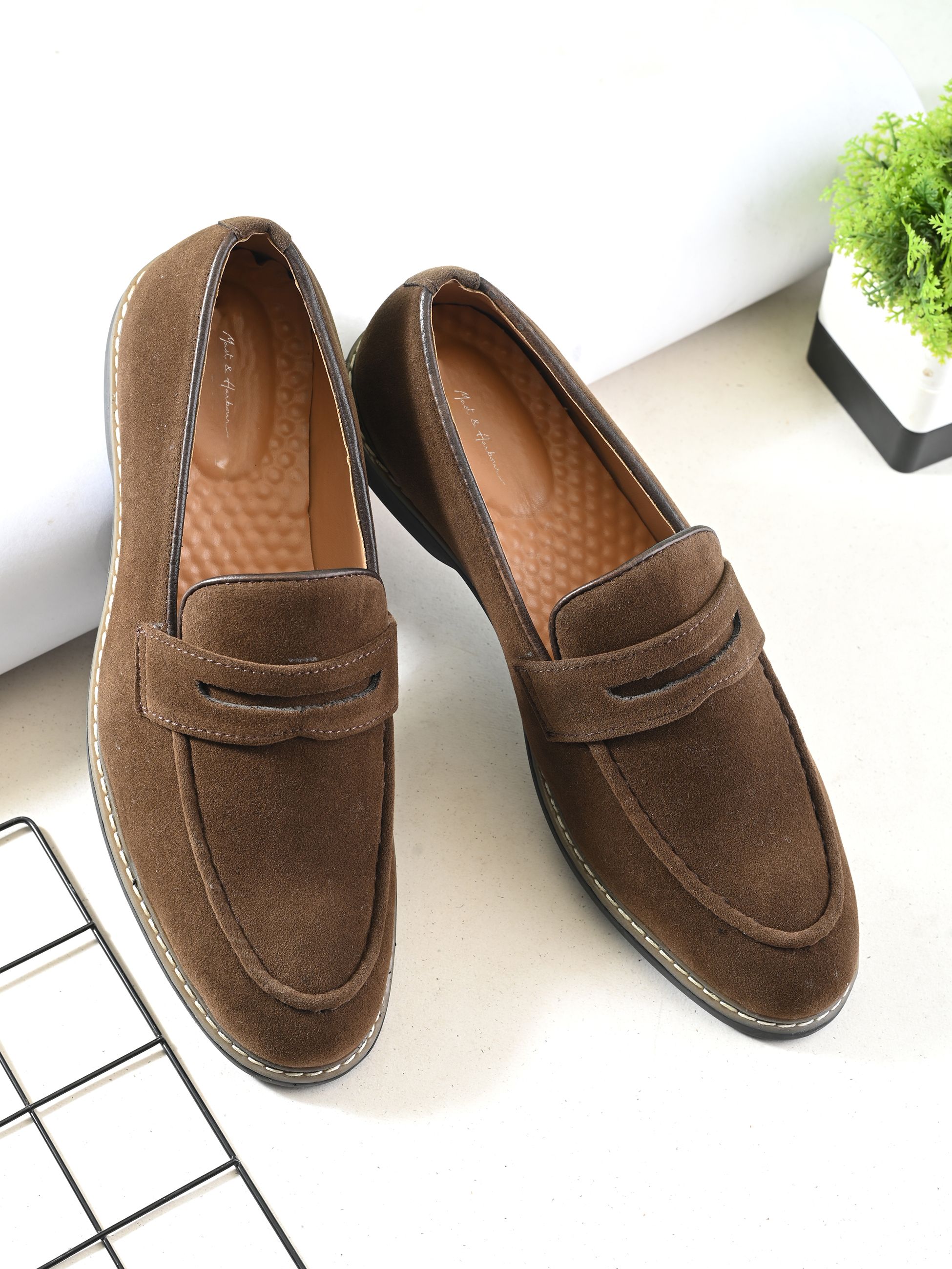 mast & harbour Brown Casual Loafers For Men Loafers For Men-picture-18
