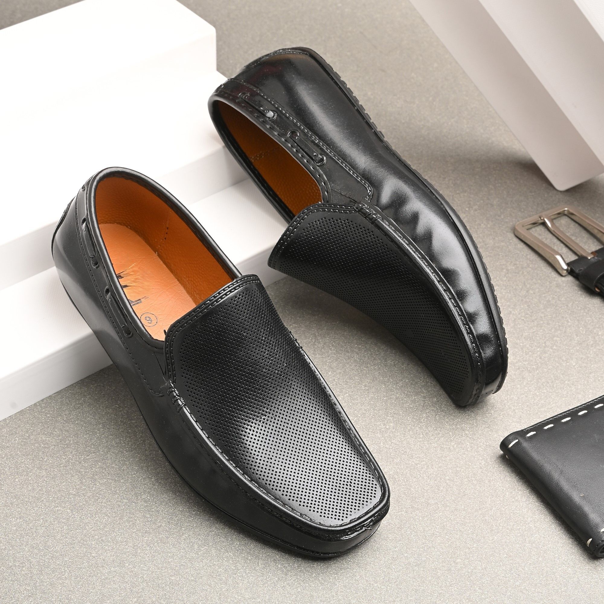 Plastic shoes for men Loafers For Men-image-26