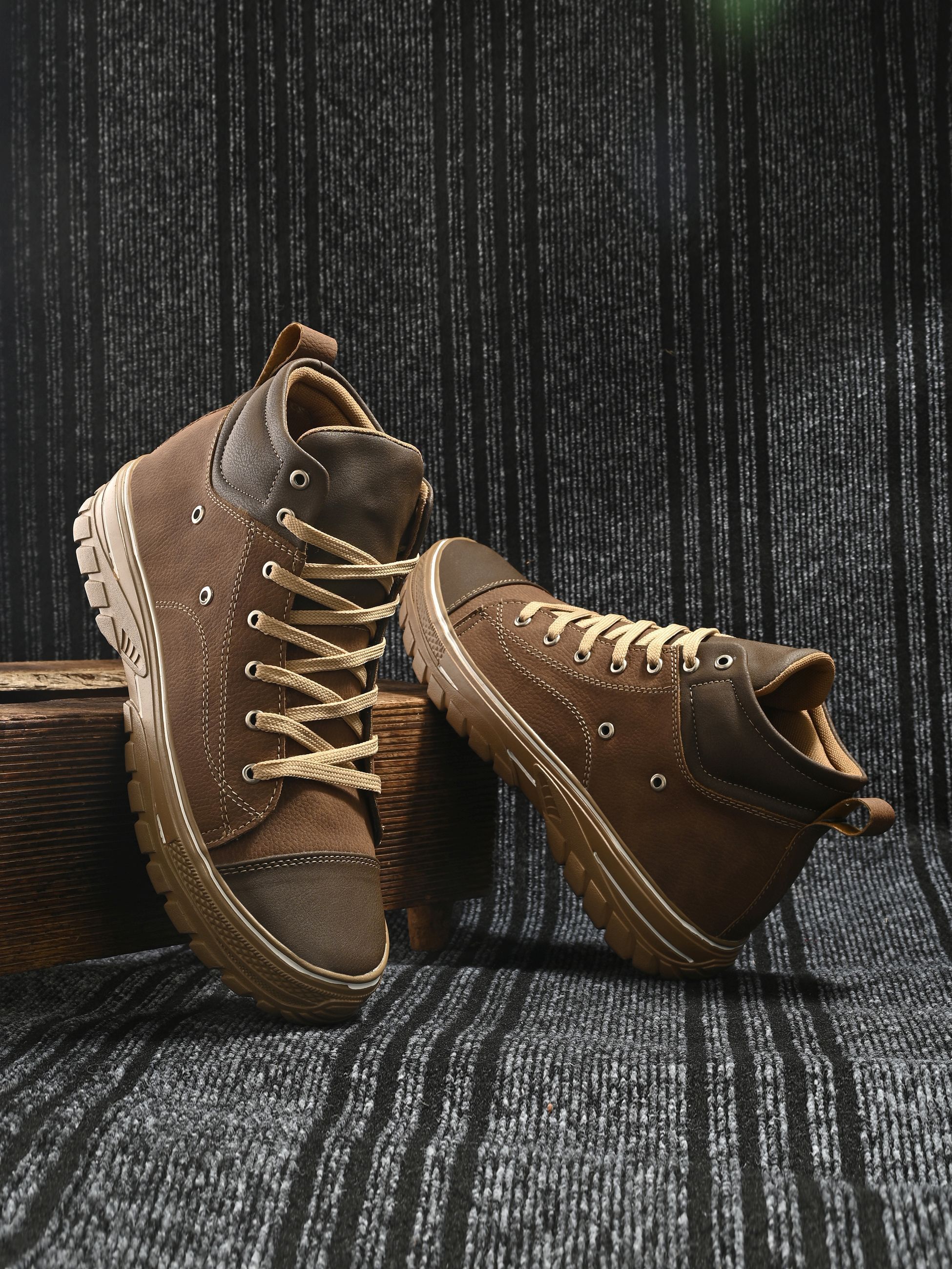 BCK4025 Lightweight Comfort Summer Trendy Premium Stylish High Tops For Men-image-21