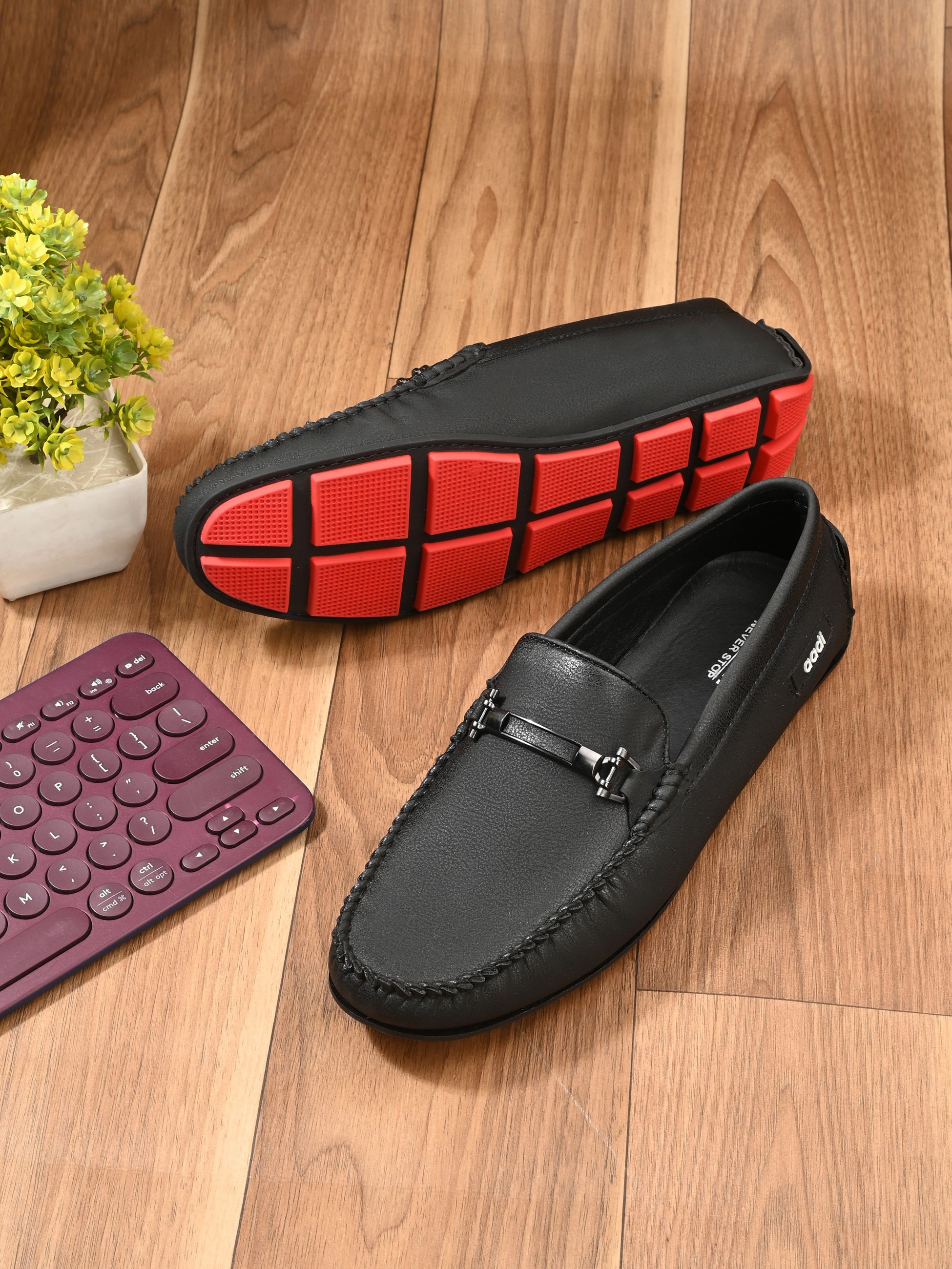 aadi Men's Comfortable Lightweight Fashionable Outdoor Slip On Casual Moccasins Loafers For Men-picture-34