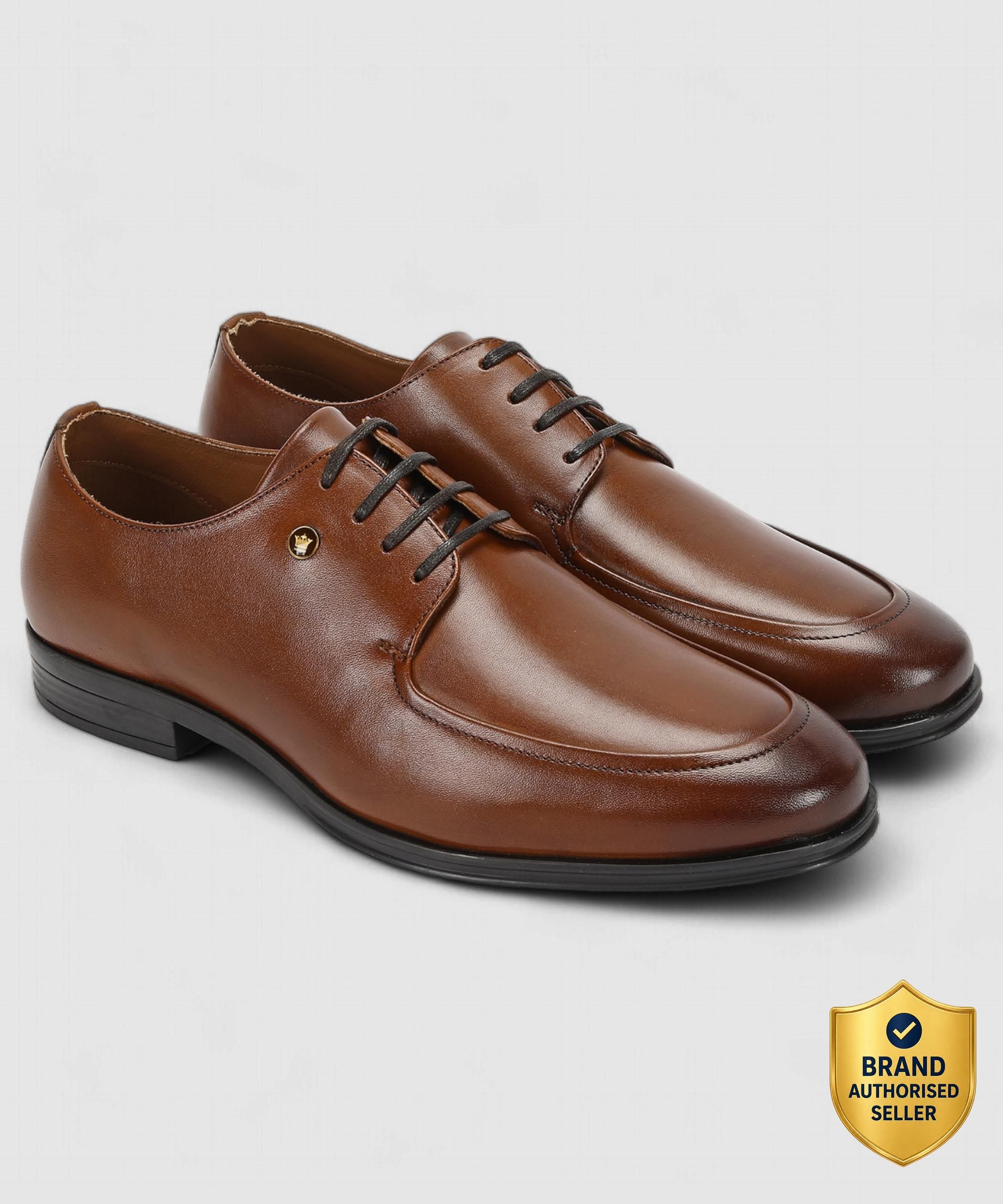 louis philippe Premium Leather Breathable Anti-Slip with Heel Formal Derby For Men-picture-14