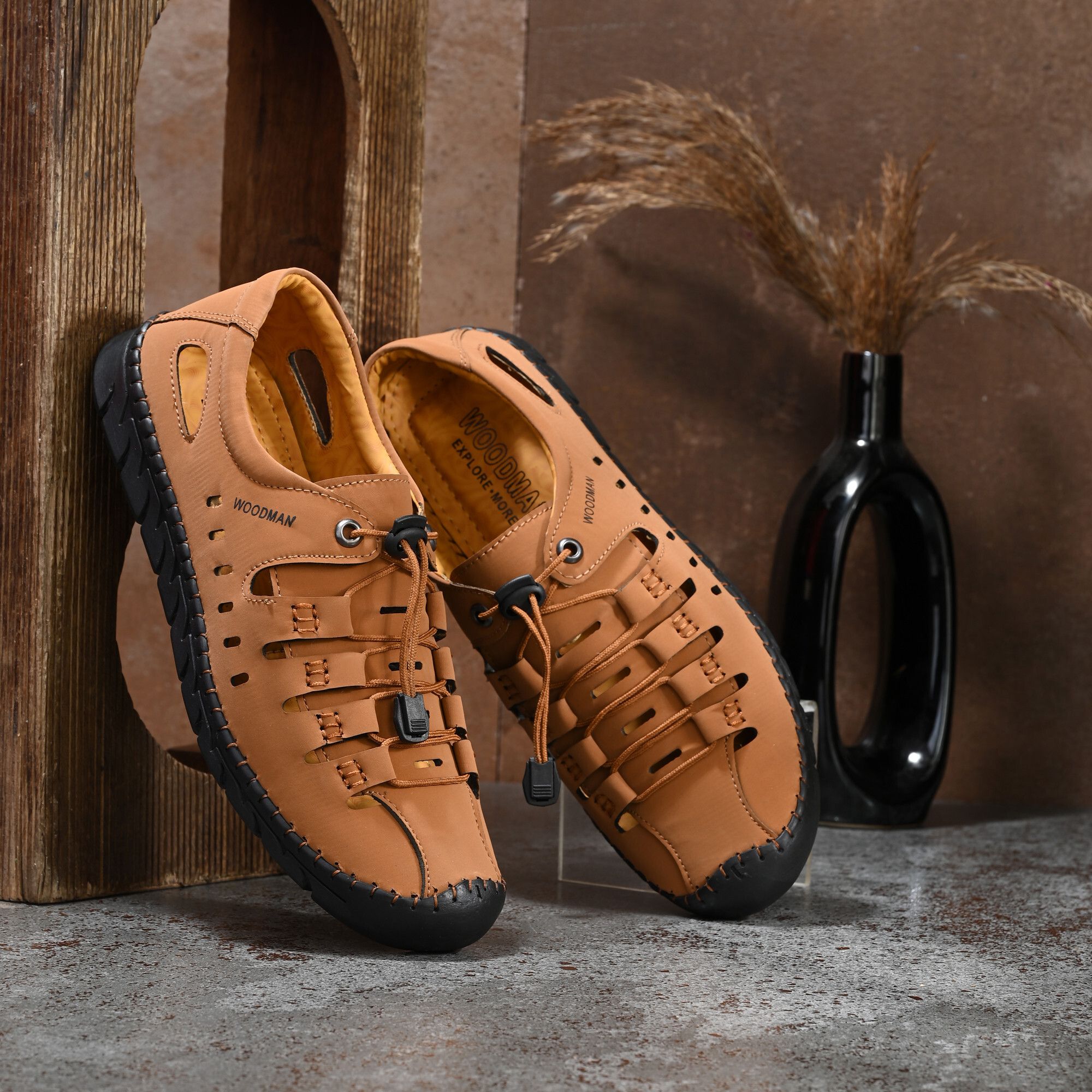 Comfortable|Ultra Light Weight Formal Sandal Loafer Shoes Loafers For Men-image-37