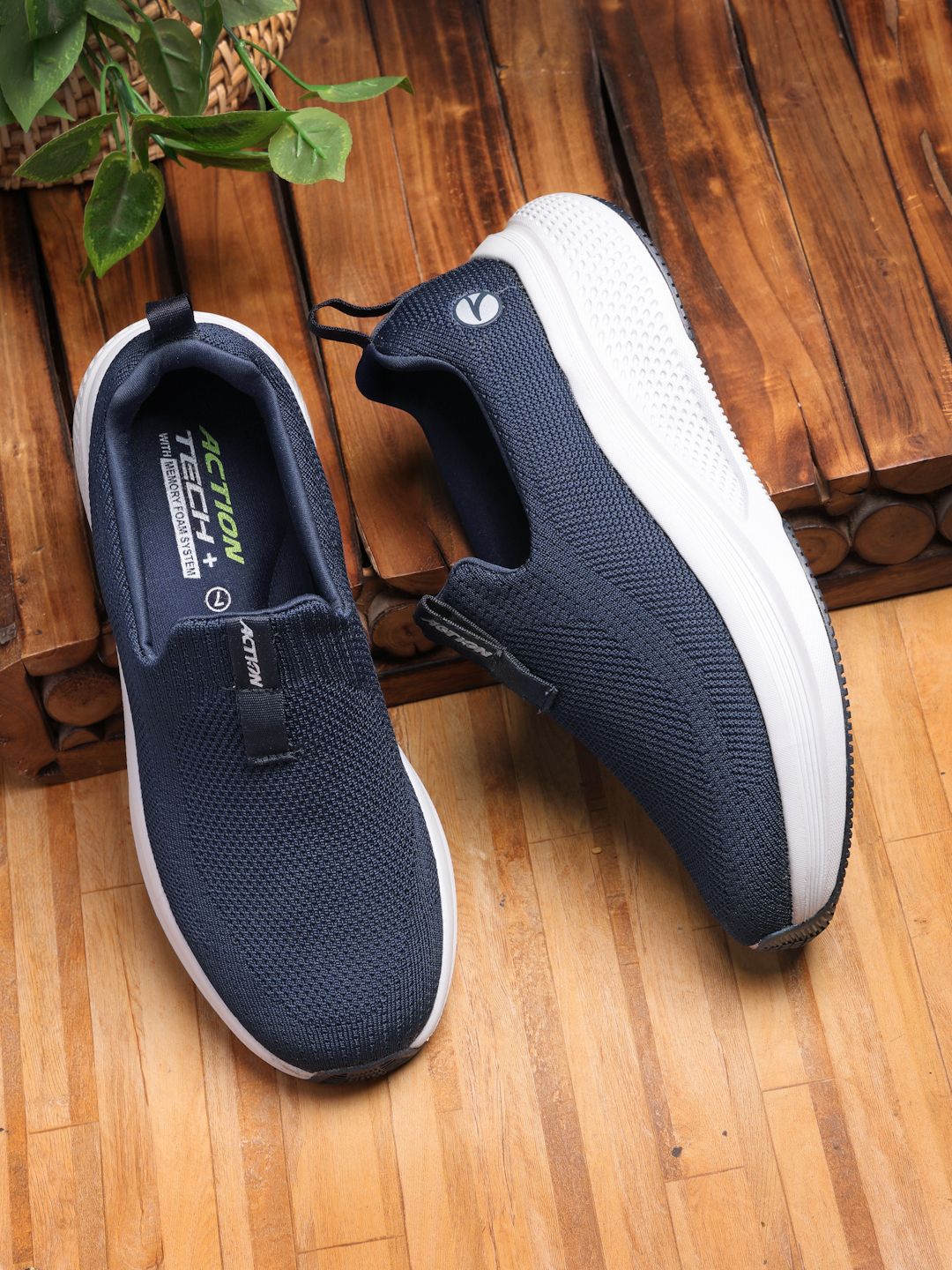 action Athleo WALKER-155 Breathable Flexible Lightweight Comfortable Sports Slip-On Walking Shoes For Men-picture-23