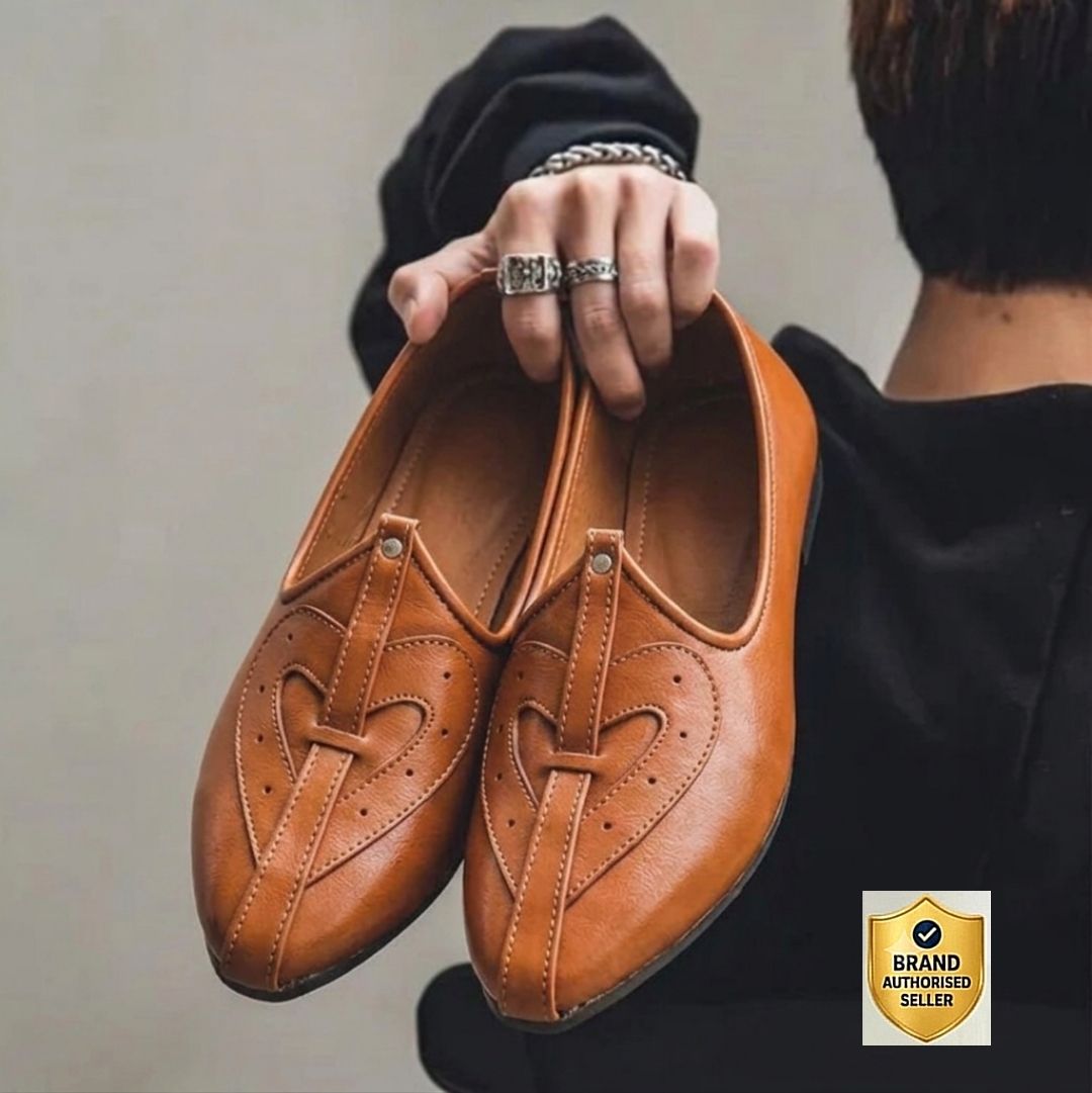 jaipur divinecraft Men's Classic paan tan traditional mojaris,comfortable ethnic footwear For Men Slip On For Men-picture-32