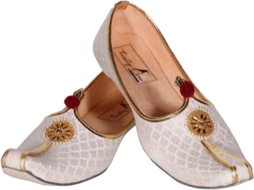 thirsty crow Stylish Men’s Ethnic Jutti for Traditional and Festive Wear Jutis For Men-picture-25
