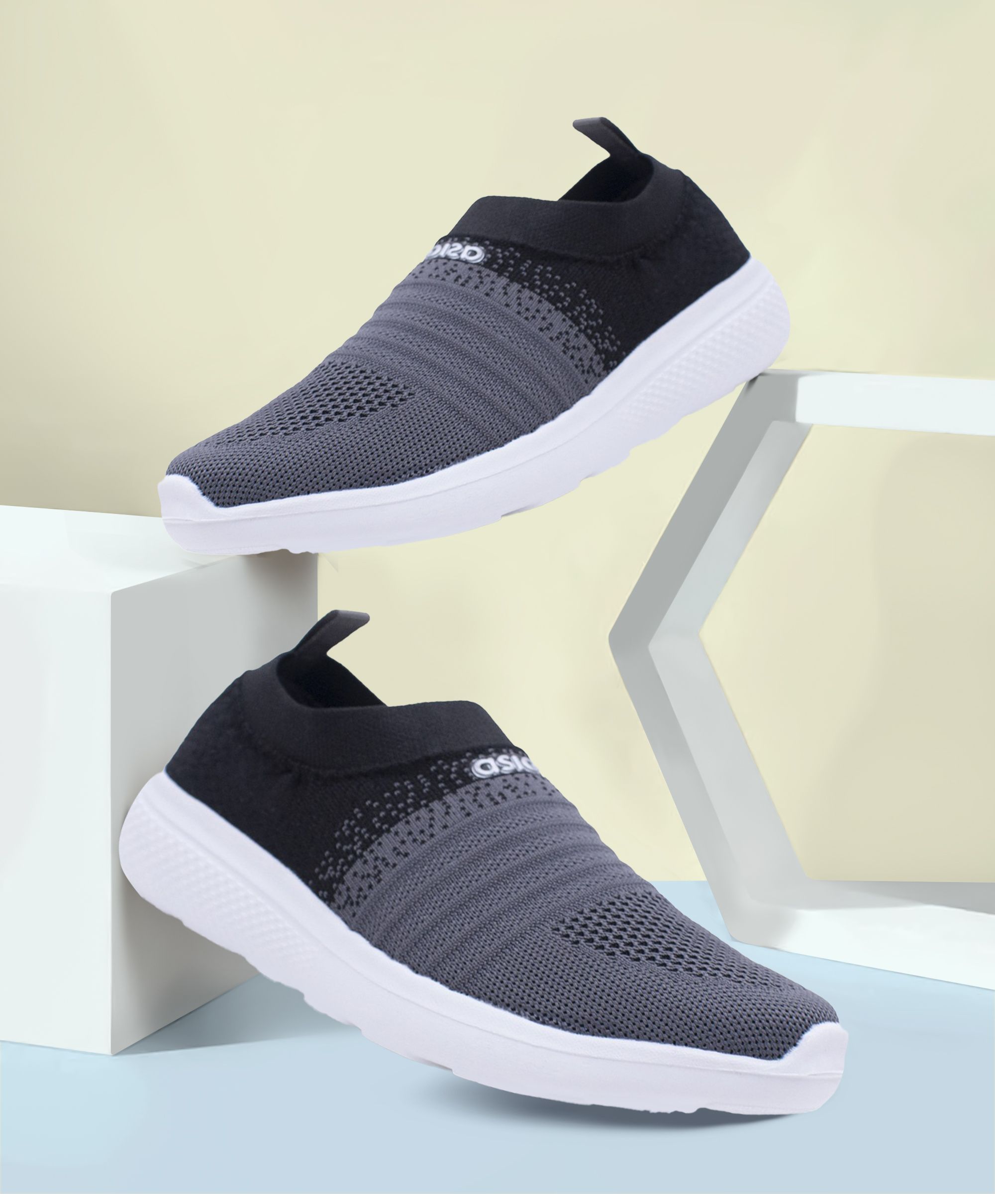 Elasto-02 sports shoes for women | Running shoes for girls stylish latest design new fashion |casual sneakers for ladies | Lace up Lightweight grey shoes for jogging, walking, gym & party Running Shoes For Women-image-37