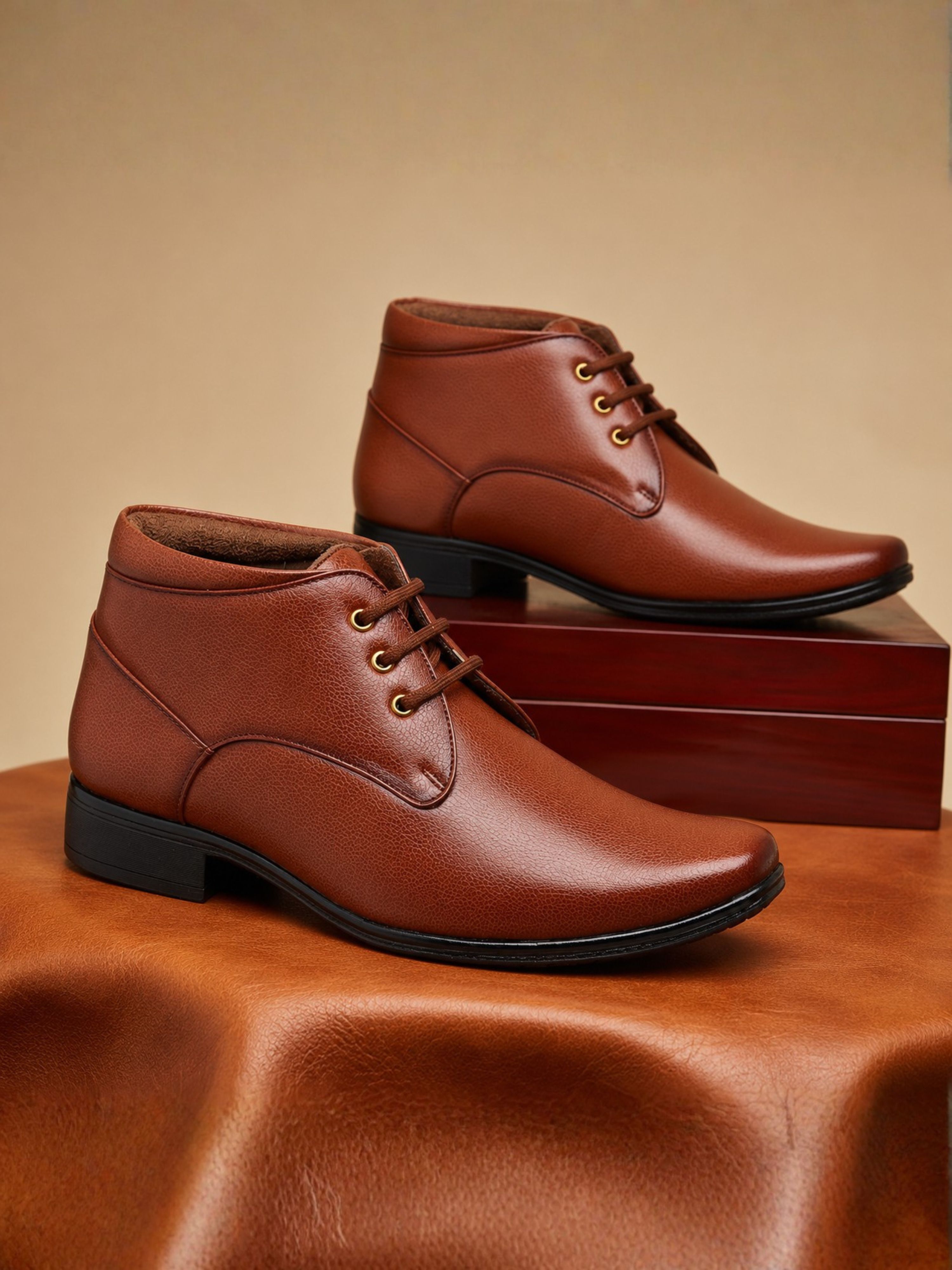 MENS WEAVE CROC TEXTURE SYNTHETIC LEATHER FORMAL SHOE FOR MEN OFFICE PARTY BIKE Lace Up For Men-image-45