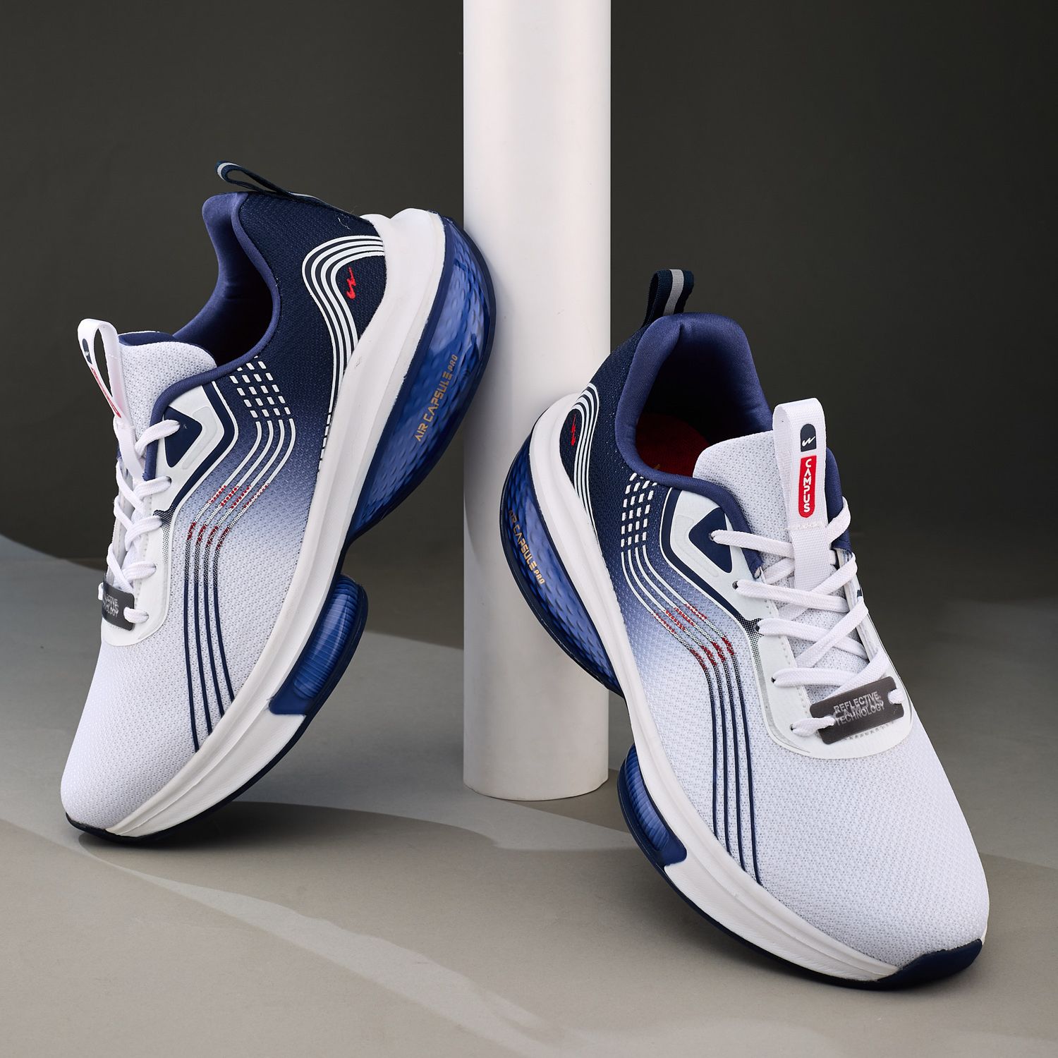 campus LAM Men's Sports Shoes | Cushioned Insole with Support-Tech | Breathable Lace-Up Running Shoes For Men-picture-12